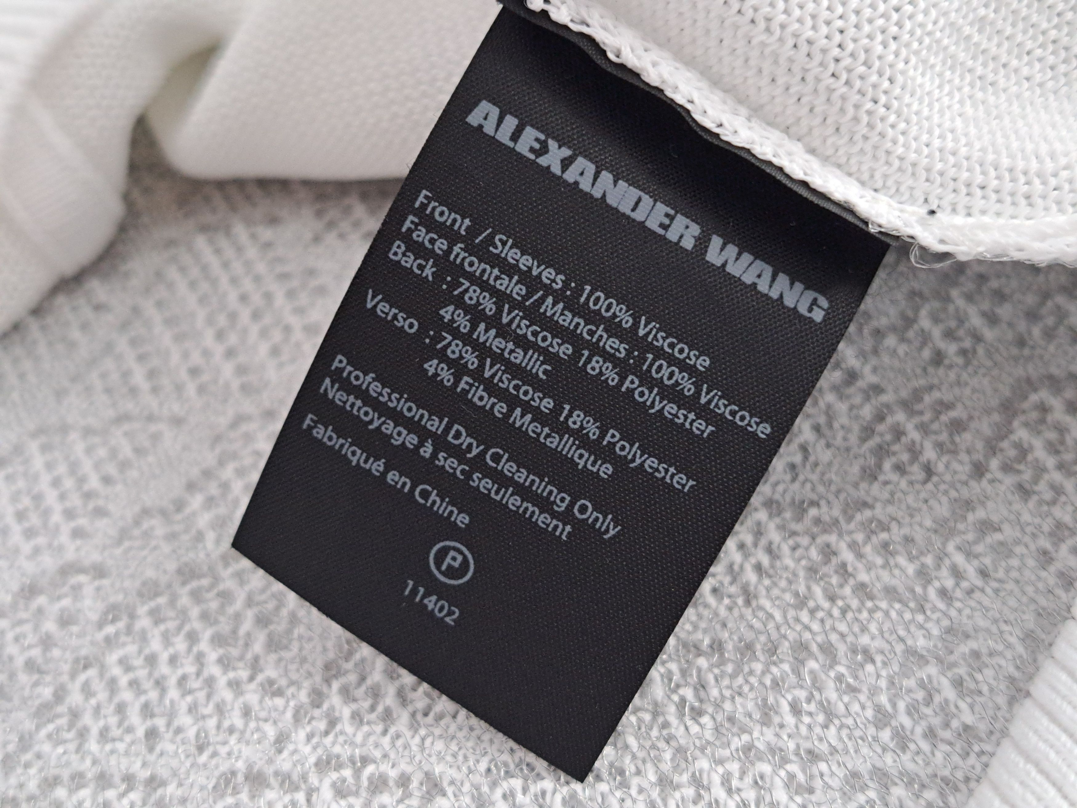Alexander Wang Alexander Wang snakeskin back cropped pullover. Size M / US 6-8 / IT 42-44 - 8 Thumbnail