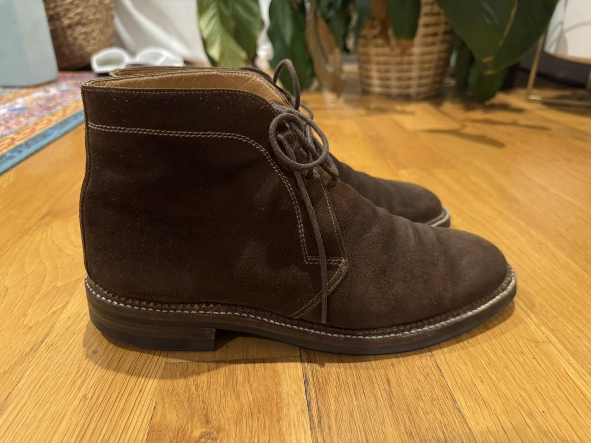 Barneys New York × Crockett & Jones Crockett & Jones x Barneys NY - Barnstable Boot Brown Suede Size US 8.5 / EU 41-42 - 3 Thumbnail