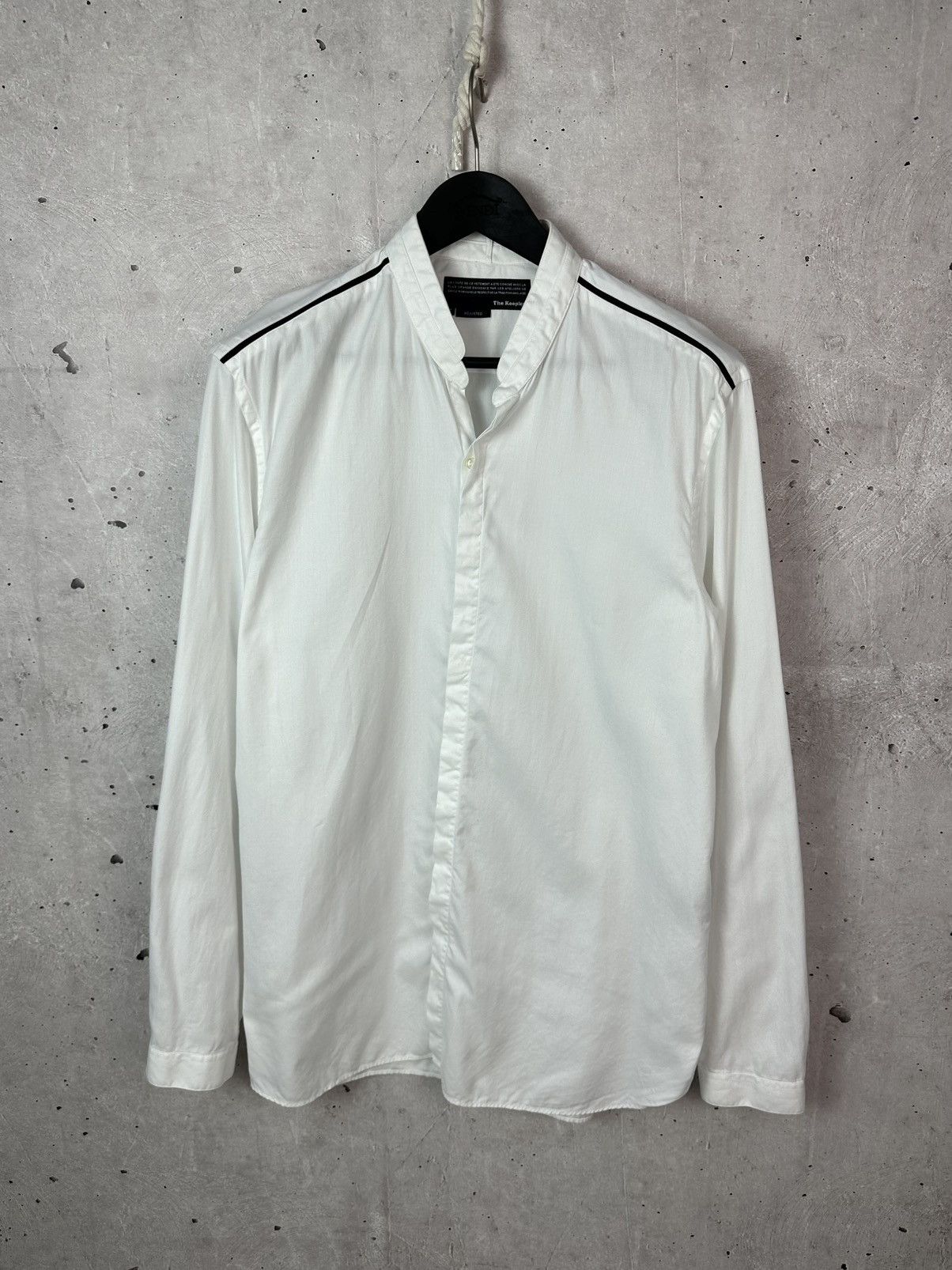 The Kooples The Kooples Adjusted White Cotton Long Sleeve Men’s Shirt Size US XL / EU 56 / 4 - 1 Thumbnail