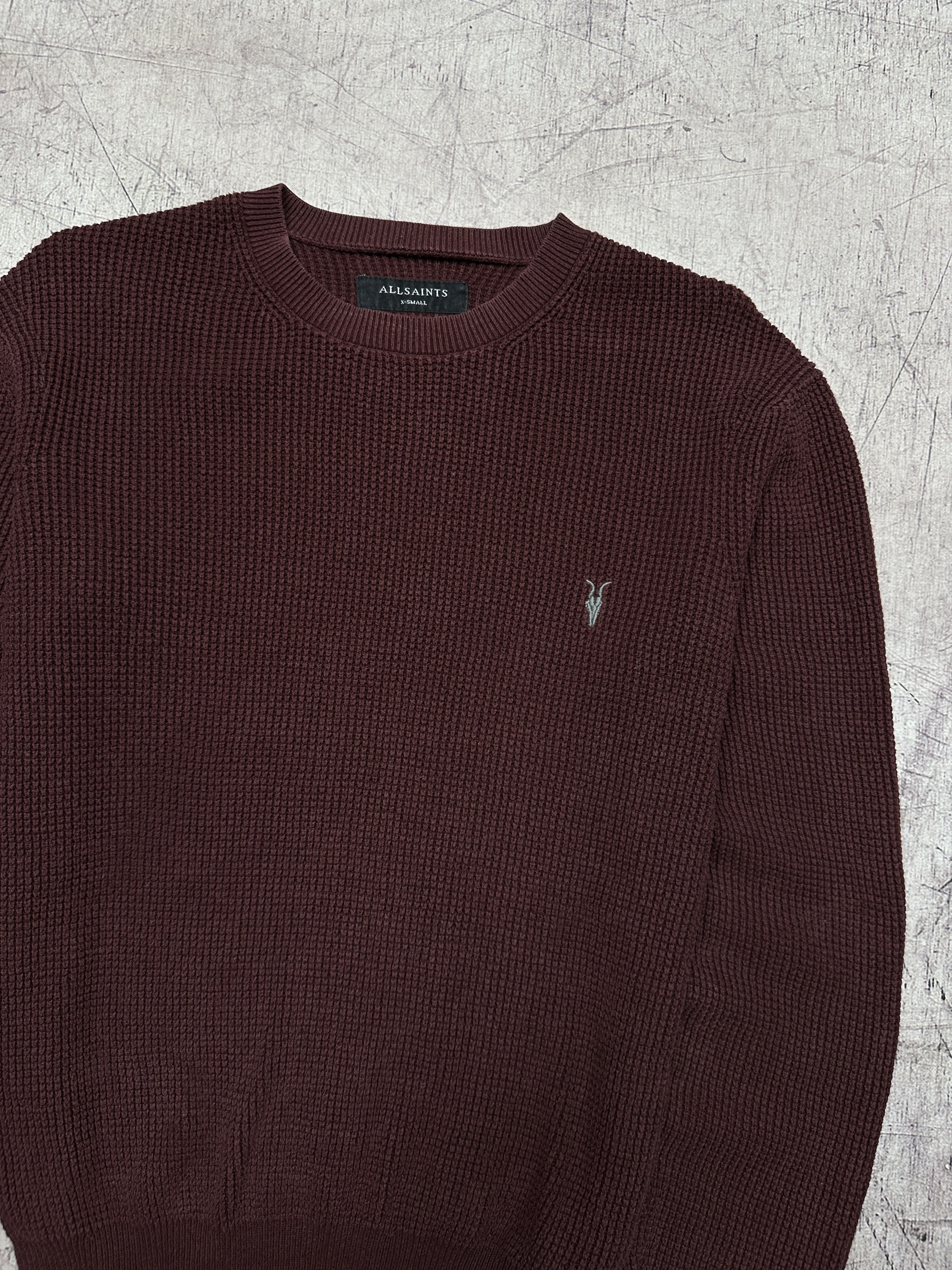 Allsaints Allsaint Mens Rias Crew Neck Knit Sweater Size US XS / EU 42 / 0 - 2 Thumbnail
