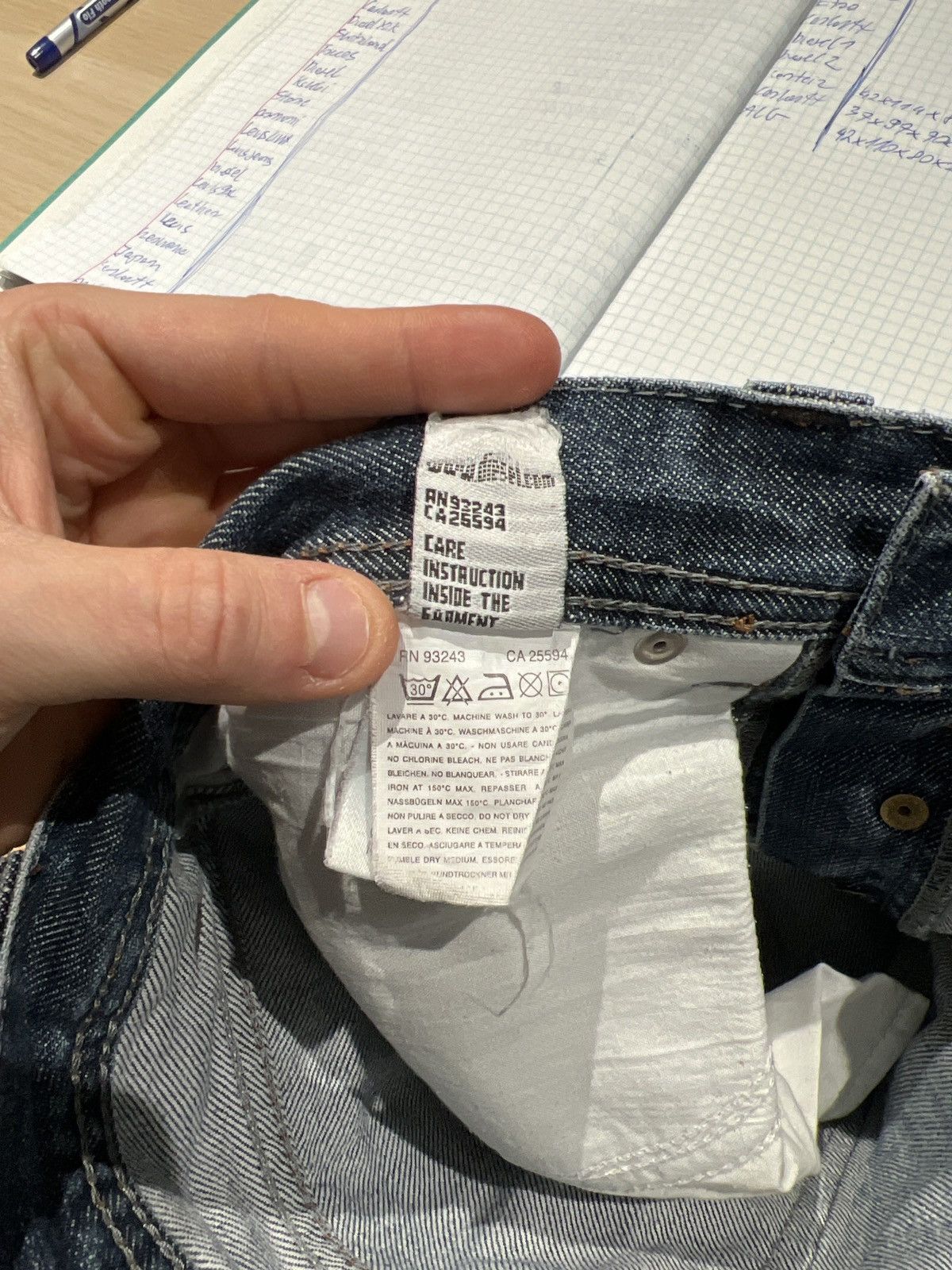 Diesel Vintage 90s Diesel y2k distressed jeans thrashed pants denim Size US 29 - 19 Thumbnail