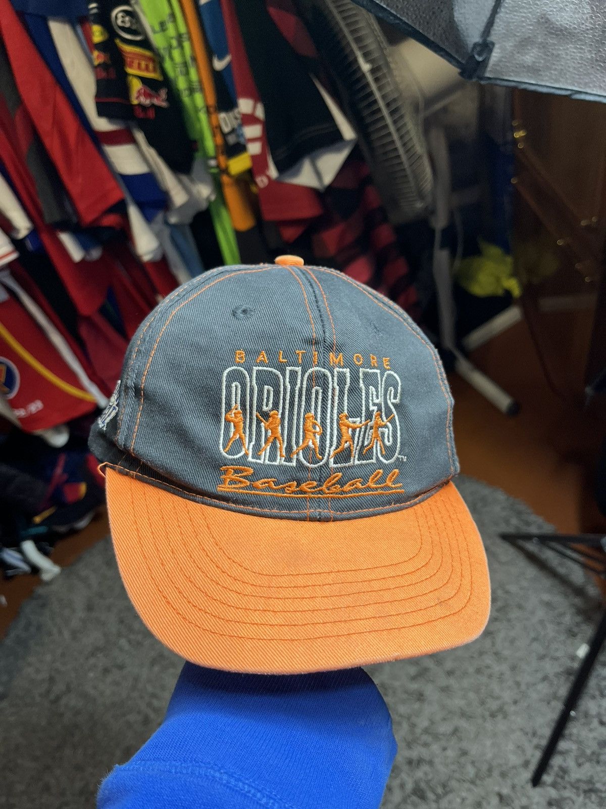 Vintage VINTAGE 1990’s BALTIMORE ORIOLES BASEBALL CAP Size ONE SIZE - 1 Thumbnail