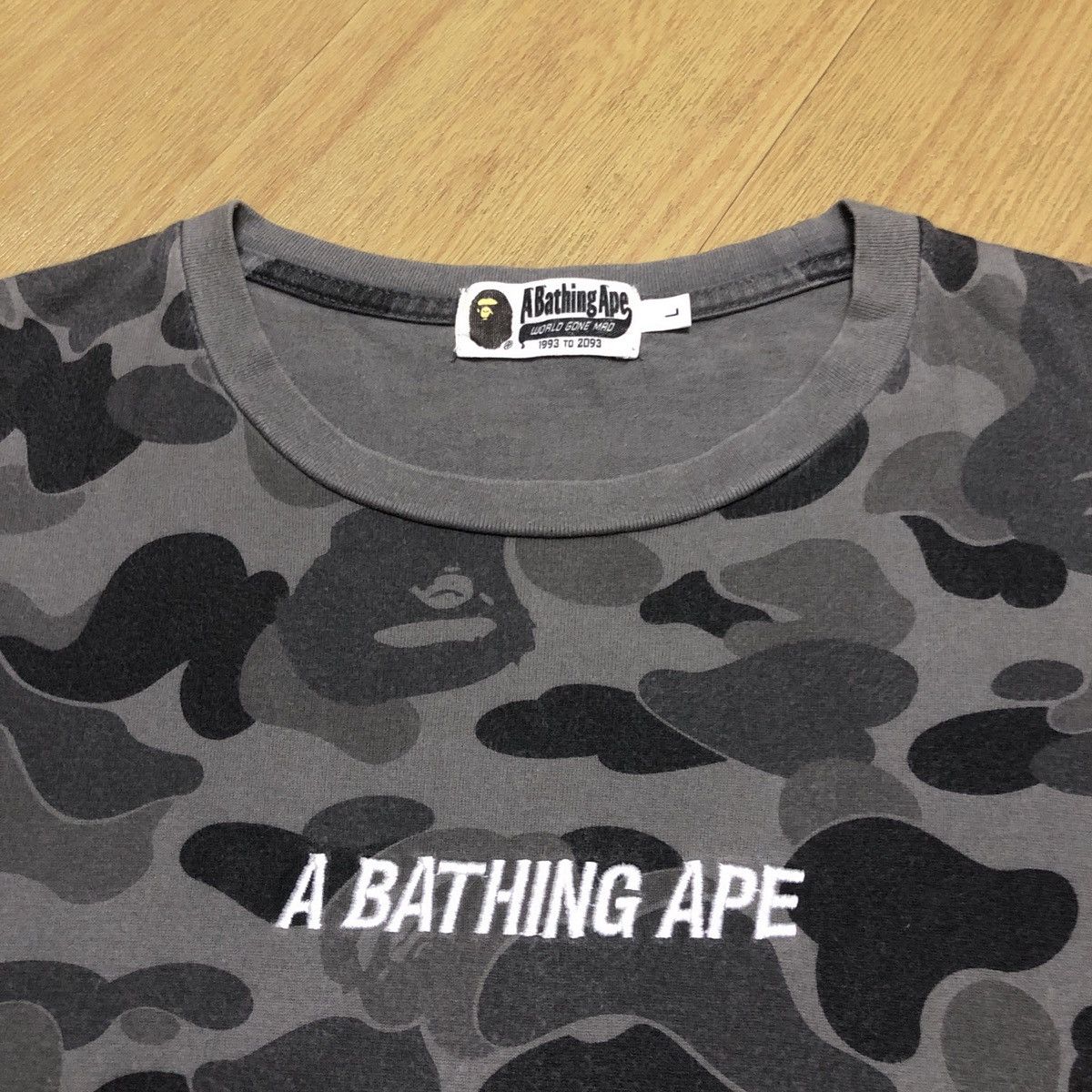 Bape BAPE ABC Wide A Bathing Ape Tee Size US L / EU 52-54 / 3 - 4 Thumbnail