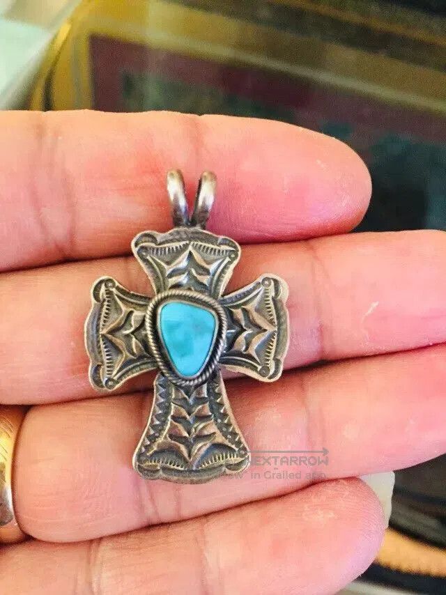 Japanese Brand Navajo Gary Reeves Cross Pendant. Size ONE SIZE - 3 Thumbnail
