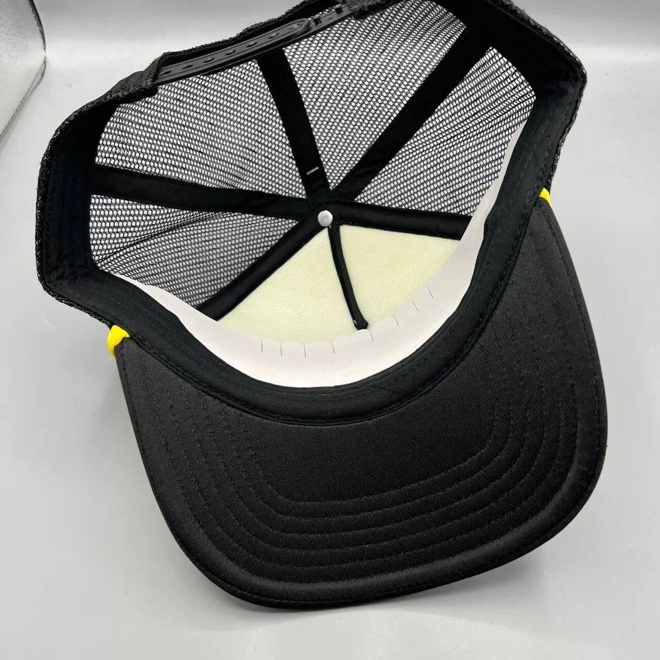The Unbranded Brand Grip It and Rip It Trucker Hat Men White Skate Snap Back Cap Size ONE SIZE - 4 Thumbnail
