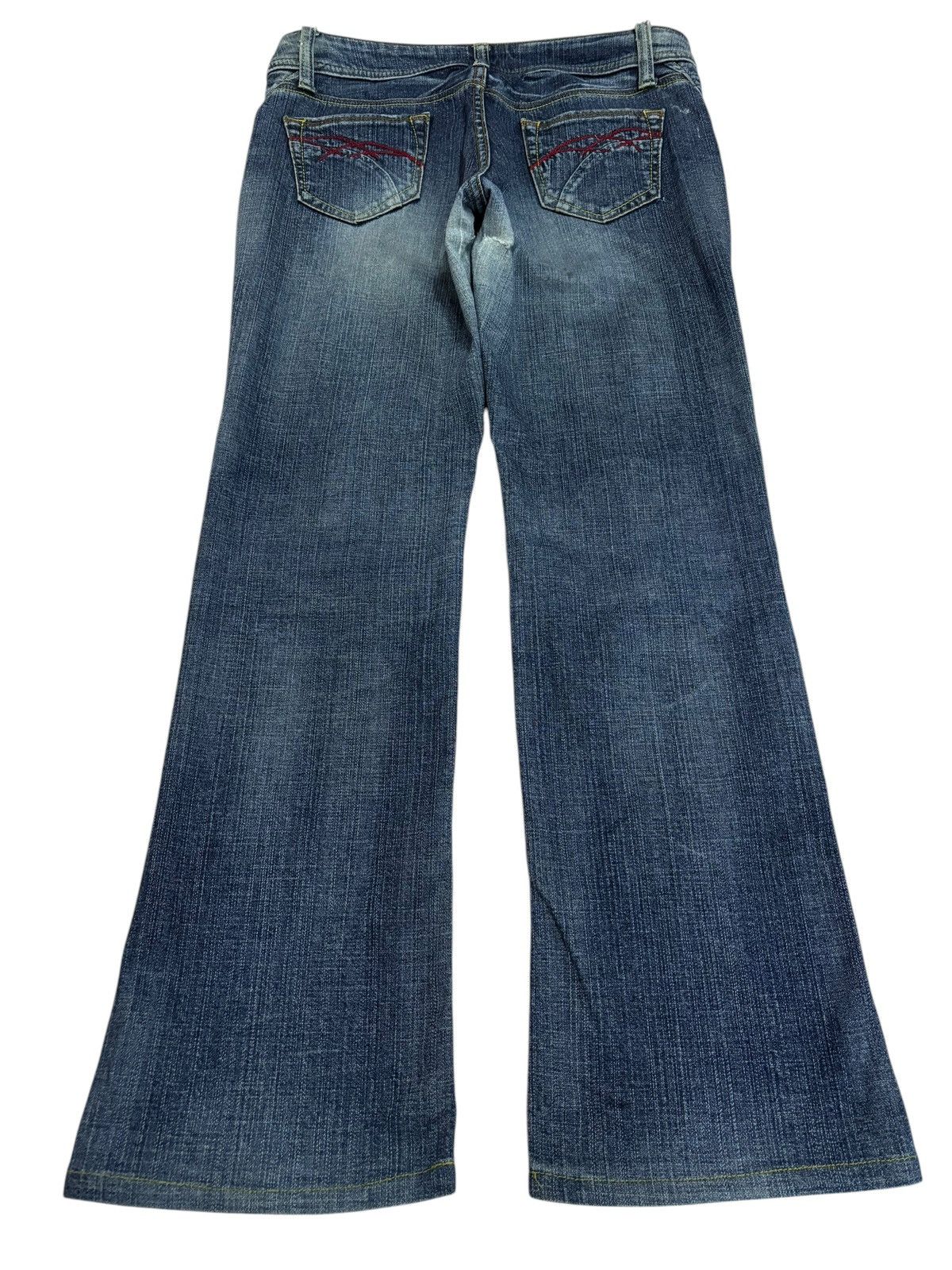 Japanese Brand × Vintage Vintage Georgia Love Faded Bootcut Jeans Size 33" - 2 Thumbnail