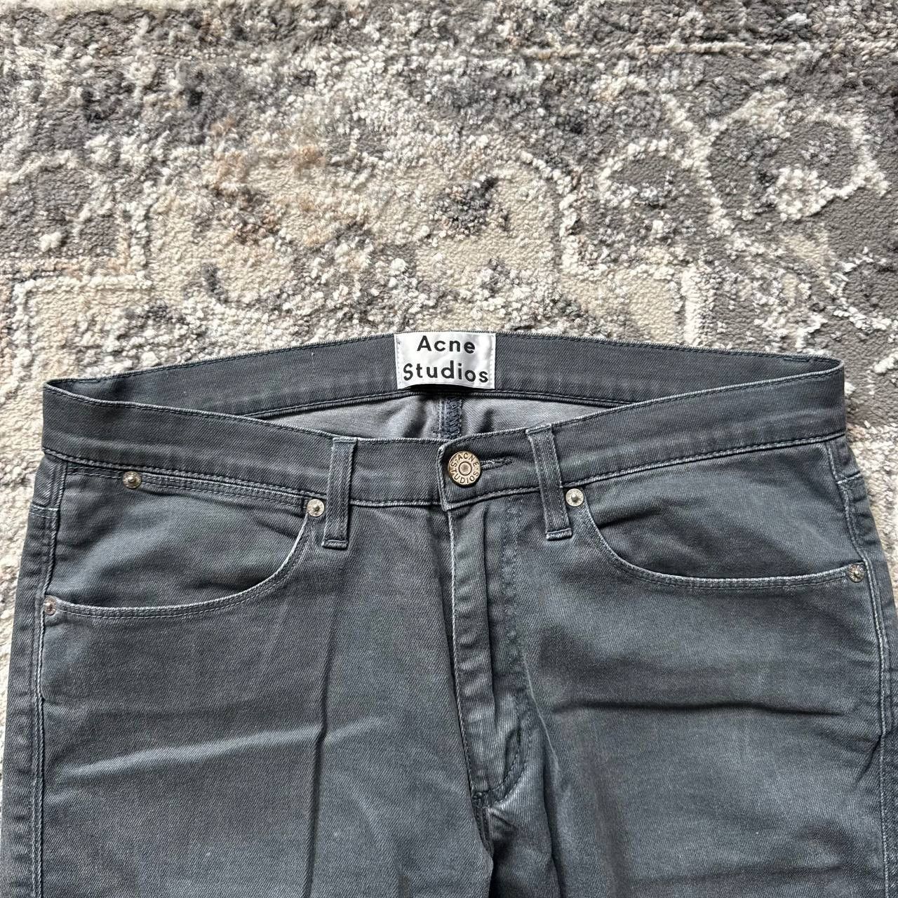 Acne Studios Acne Studios max darko graphite skinny jeans denim pants Size US 32 / EU 48 - 4 Thumbnail