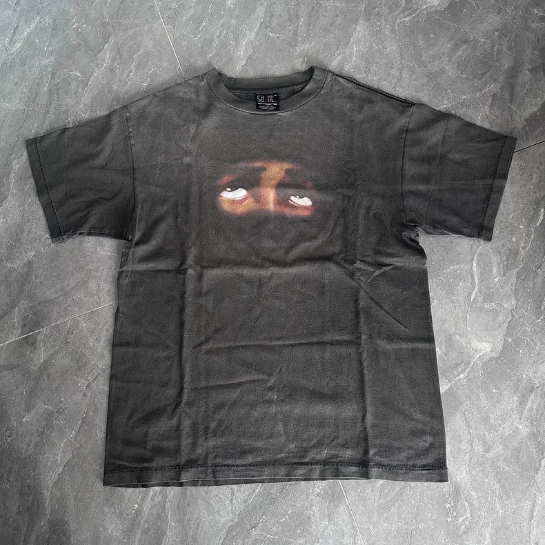 Saint Michael Saint Michael Washed Black Short Sleeve Tee- dmc Size US M / EU 48-50 / 2 - 1 Thumbnail