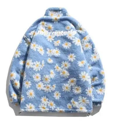 Vintage Flowers fleece zip coat Size US M / EU 48-50 / 2 - 2 Thumbnail