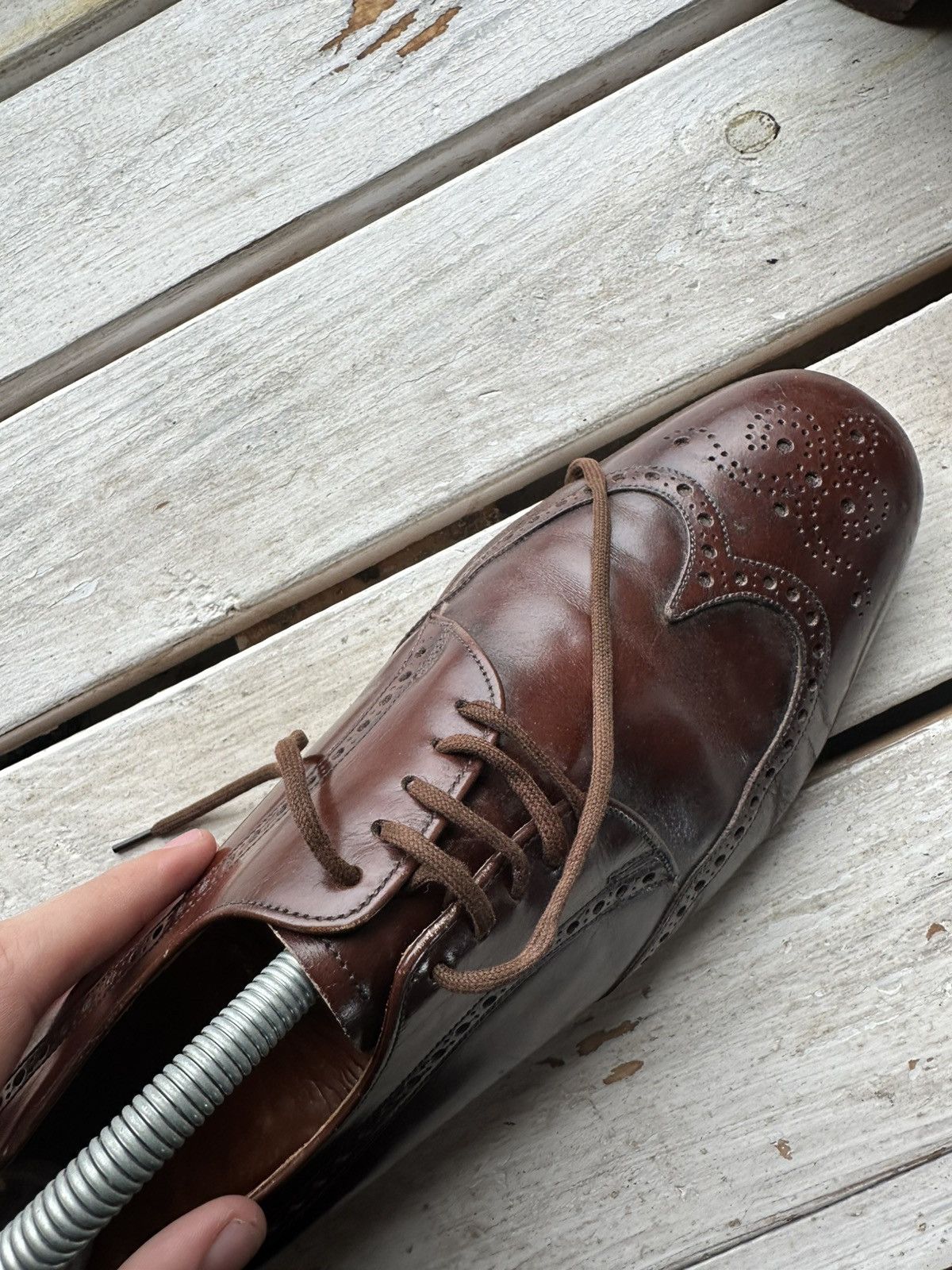 Church's LUXURY 🚨 CHURCH’s VNTG SHOES MEN BROWN LUXURY CHURCH RARE Size US 10.5 / EU 43-44 - 8 Thumbnail