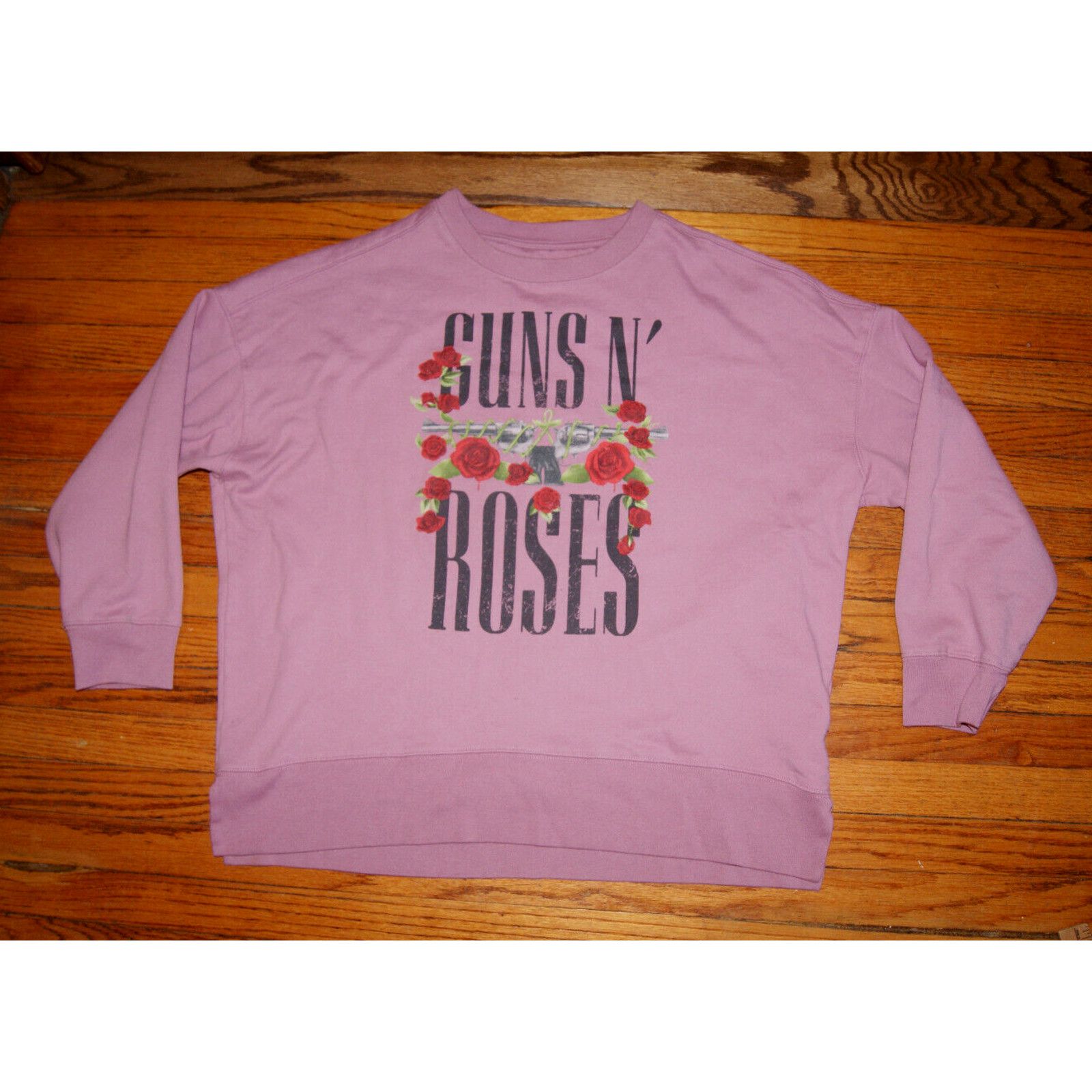 Other GUNS N' ROSES Womens Oversized L long sleeve sweatshirt Soft Size L / US 10 / IT 46 - 2 Thumbnail