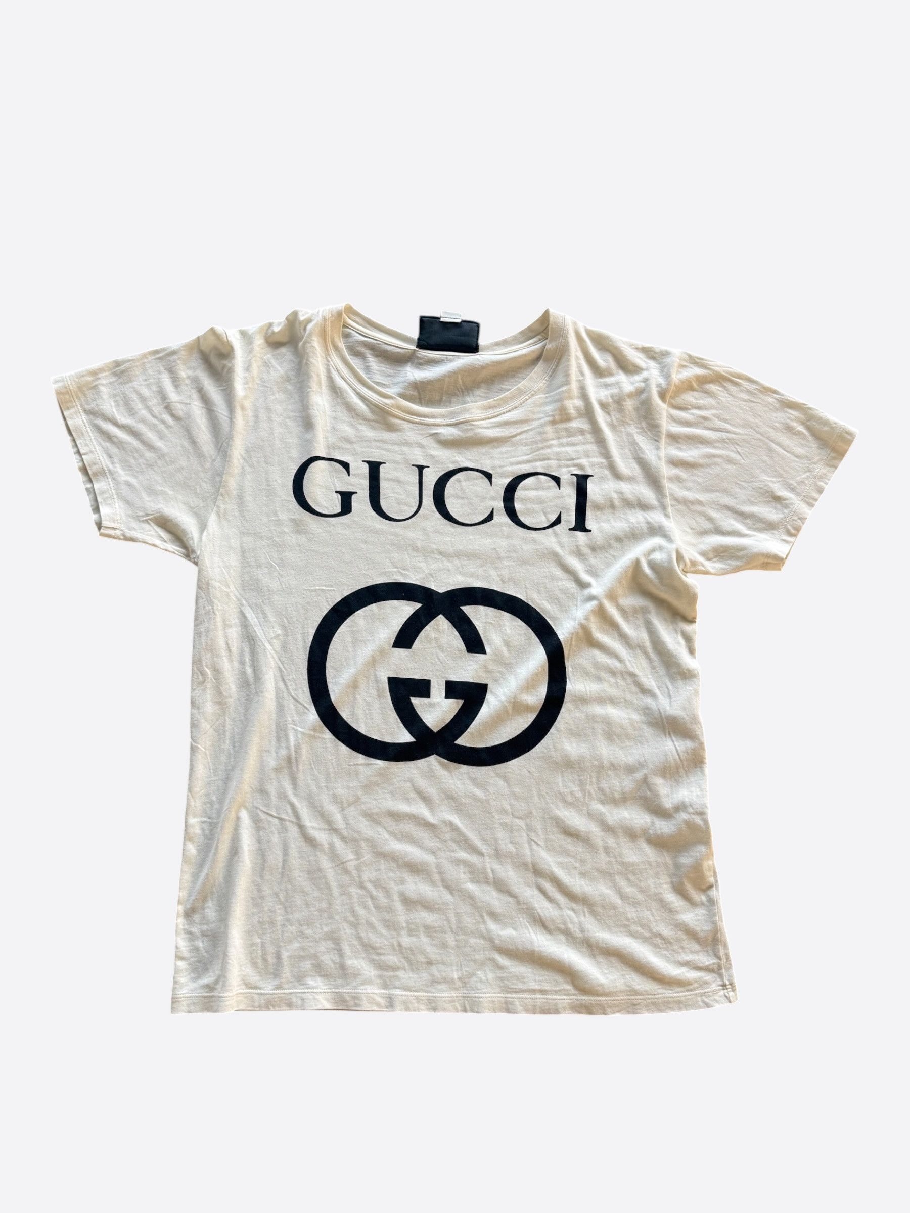 Gucci Interlocking GG Logo Tee | Grailed