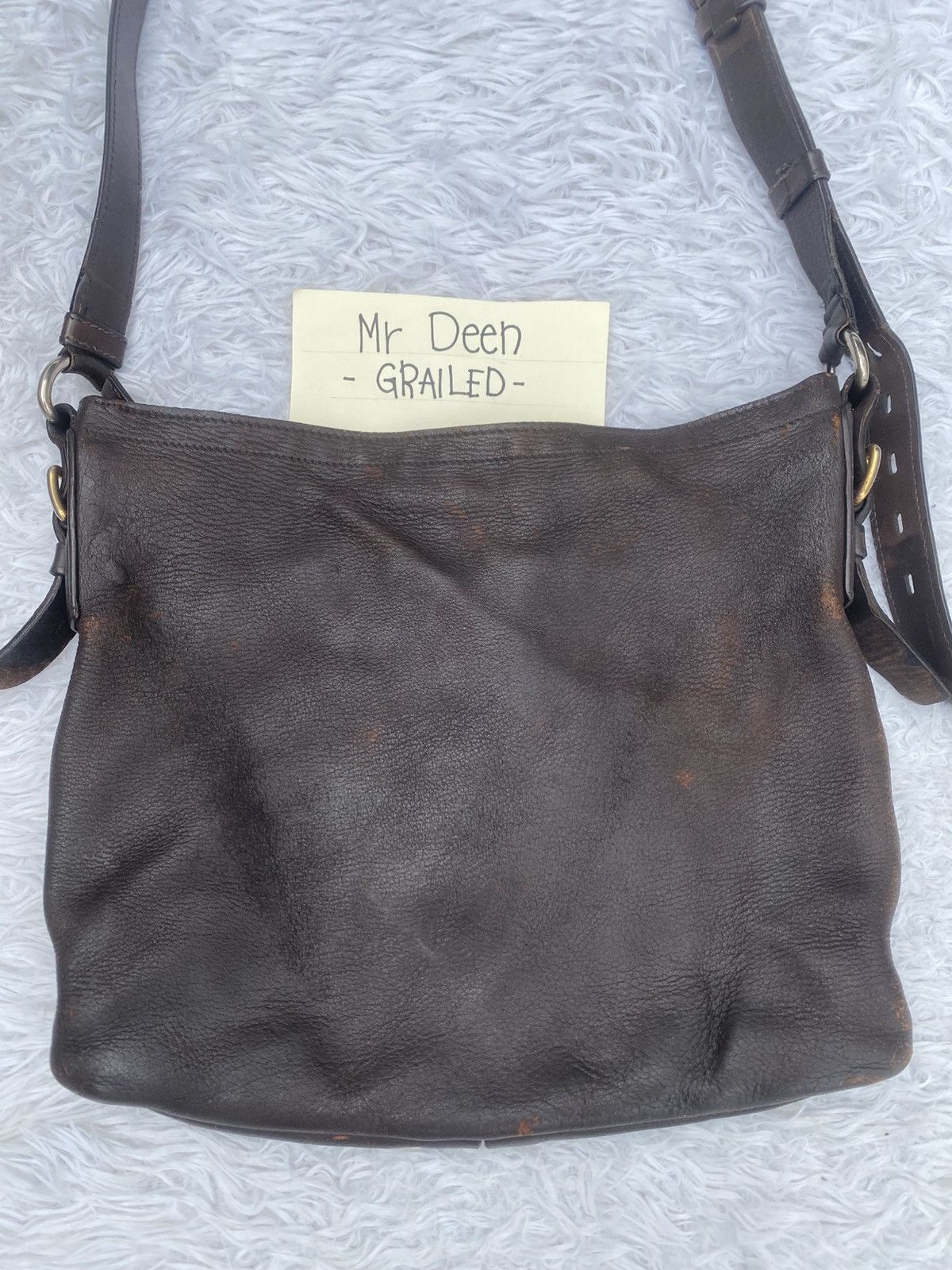 Prada Rare PRADA Leather Cross Body Bag Size ONE SIZE - 22 Thumbnail