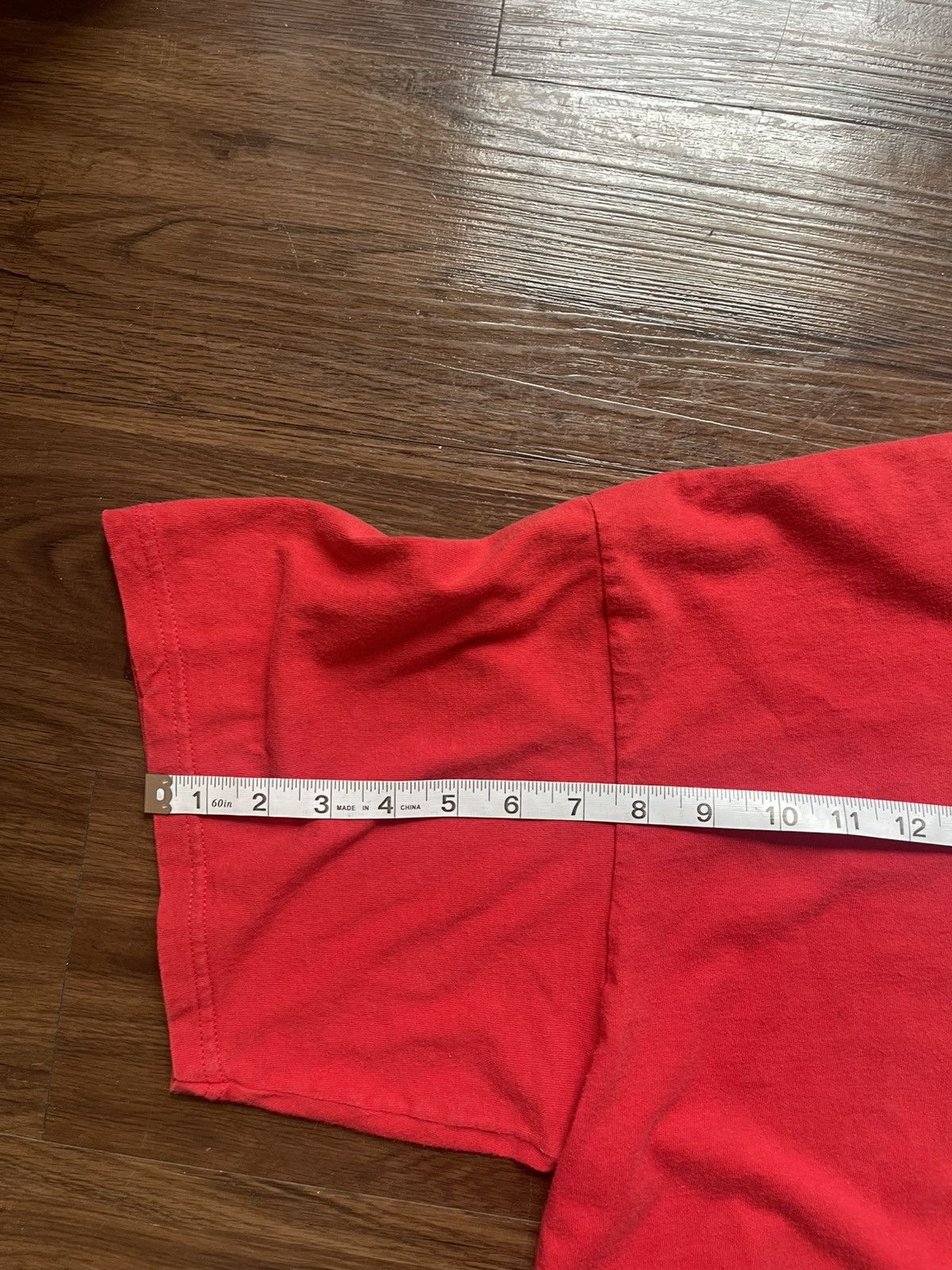 Nike × Vintage Vintage Y2K Silver Tag Red Nike Graphic T Shirt In EUC Size US XL / EU 56 / 4 - 8 Thumbnail