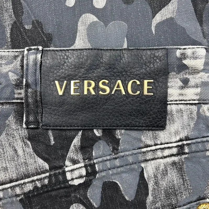 Versace Versace Black Camo Design Men’s Casual Pants . Size US 32 / EU 48 - 7 Thumbnail