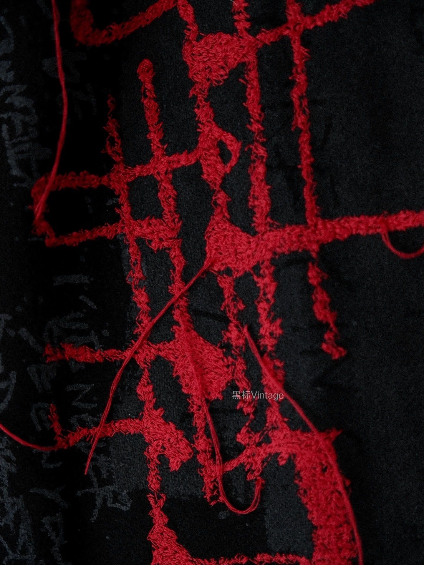Yohji Yamamoto Yohji Yamamoto Women's 24AW Vintage Embroidered Scribble Skirt Size 26" / US 2 / IT 38 - 7 Thumbnail