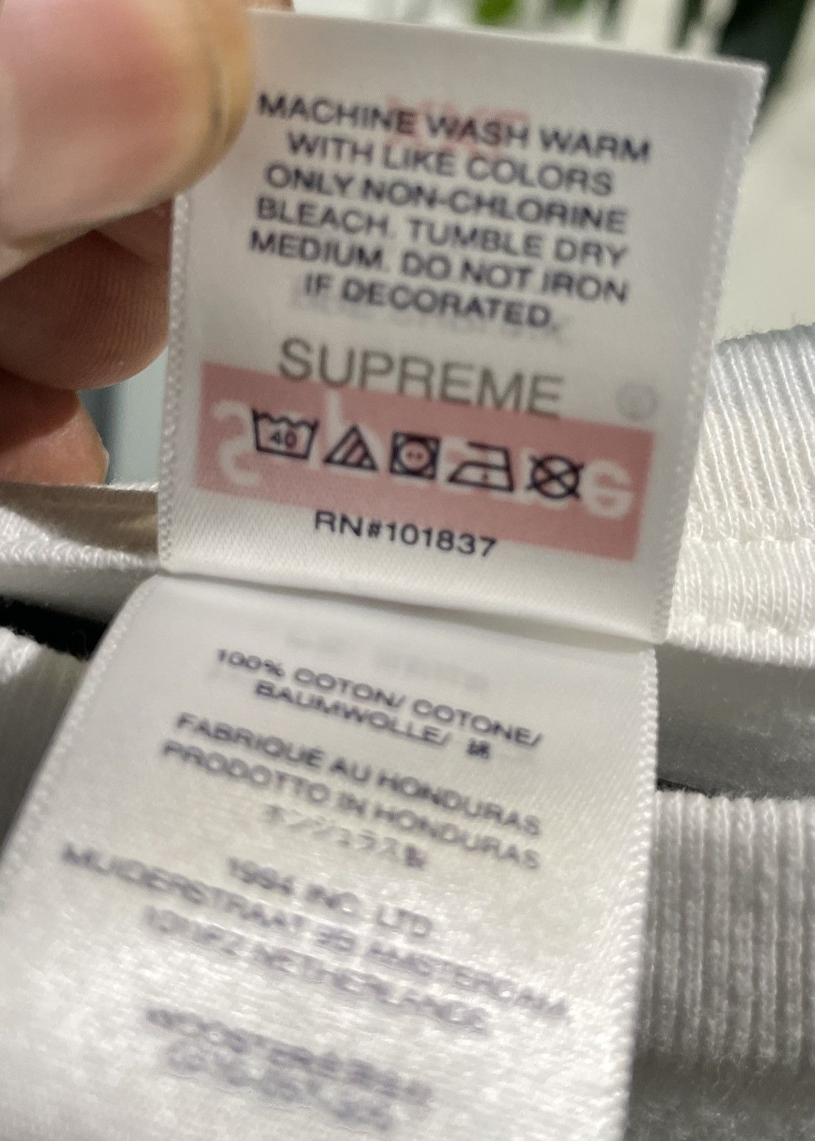 Supreme Supreme Hardcore Tee Size US XXL / EU 58 / 5 - 4 Thumbnail