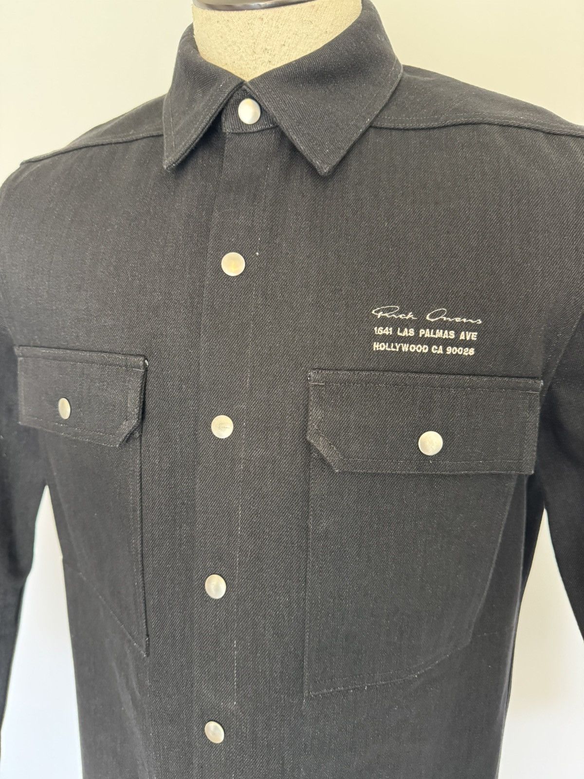Rick Owens Rick Owens Overshirt Denim Jacket Size US M / EU 48-50 / 2 - 2 Thumbnail