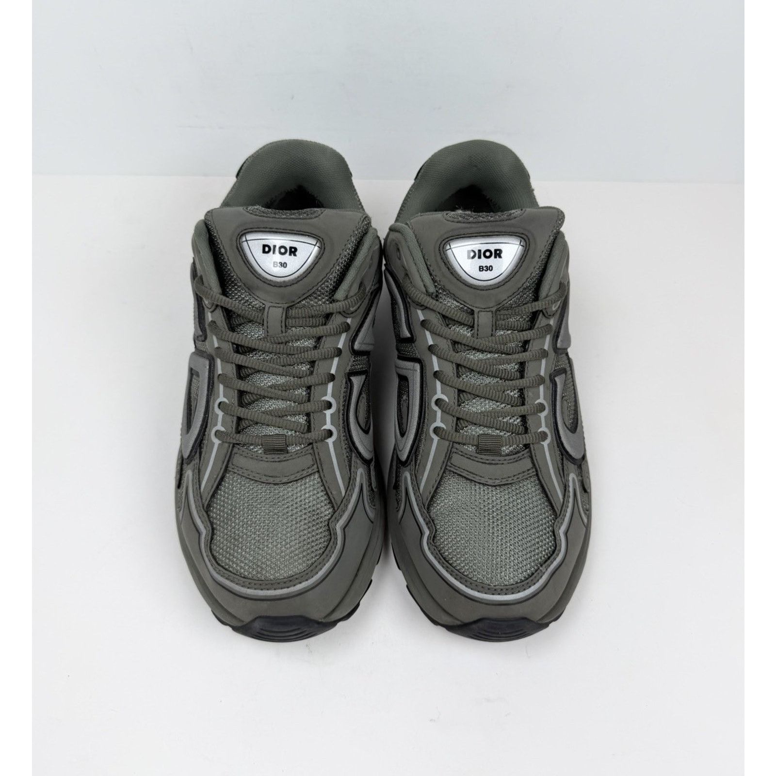 Dior Size 41EU/8US - Dior B30 Reflective Olive Sneakers Size US 8 / EU 41 - 3 Thumbnail