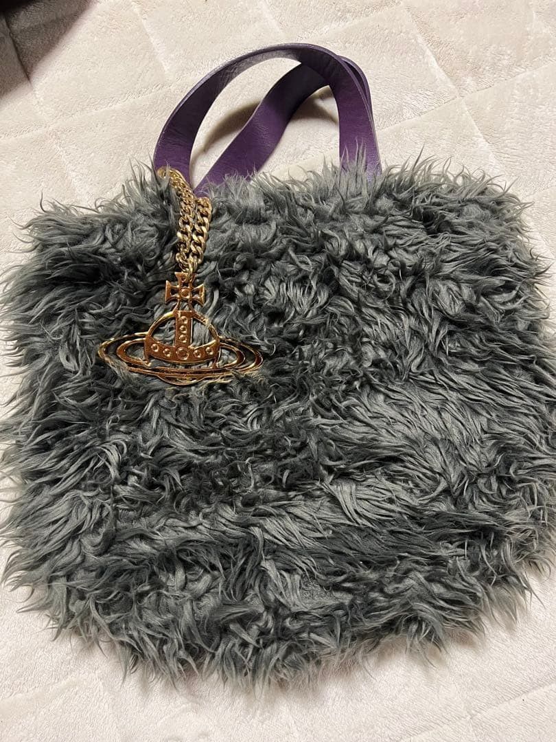 Fuzzy Orb Handbag