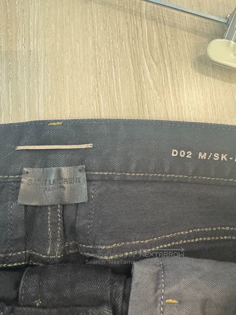 Saint Laurent Paris Saint Laurent Paris Black Large Destroyed Ripped Jeans Size US 32 / EU 48 - 4 Thumbnail
