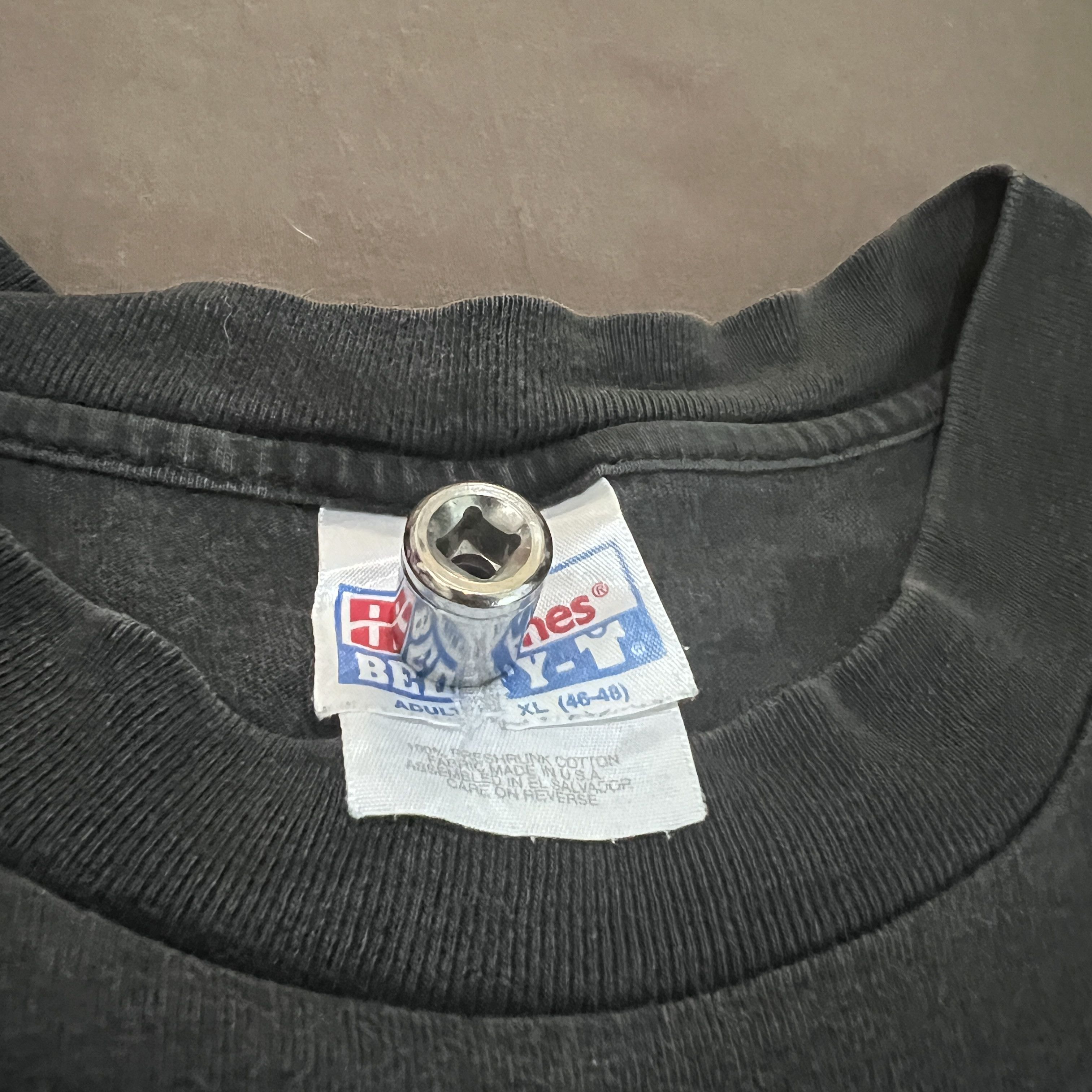 Vintage Vintage 90s Filipino Strength Gym Fitness Tee XL Faded Size US XL / EU 56 / 4 - 7 Thumbnail