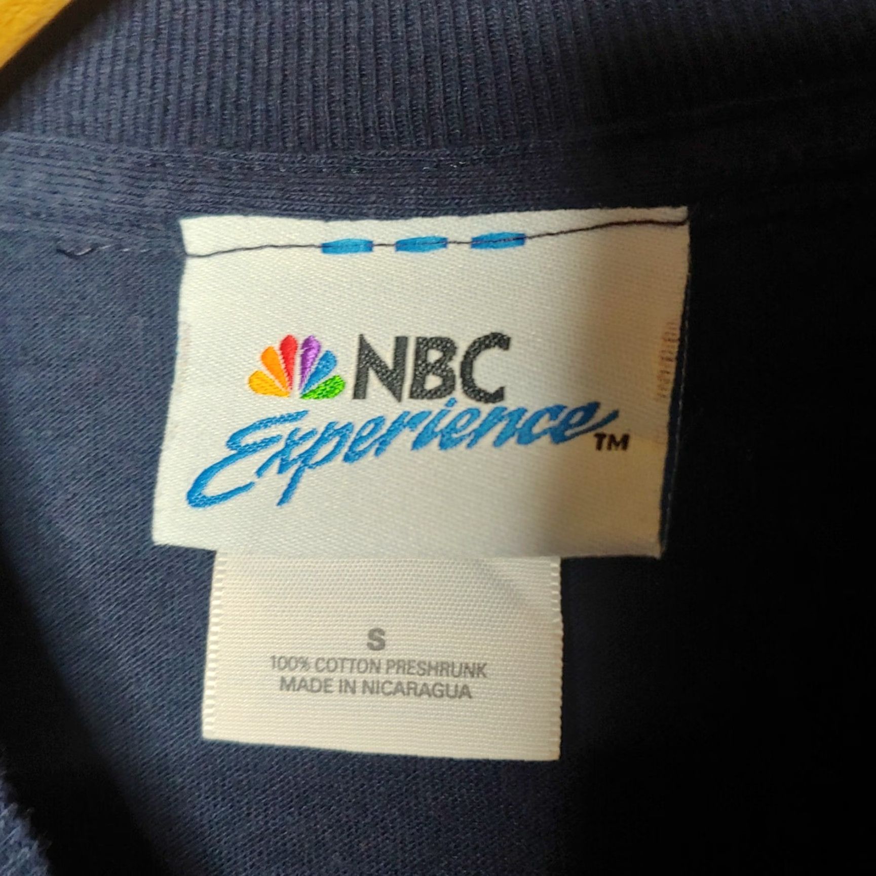 Logo 7 VINTAGE NBC Experience Today Show Shirt Small Blue Short Sleeve Embroidered Crew Neck Mens Size US S / EU 44-46 / 1 - 4 Thumbnail