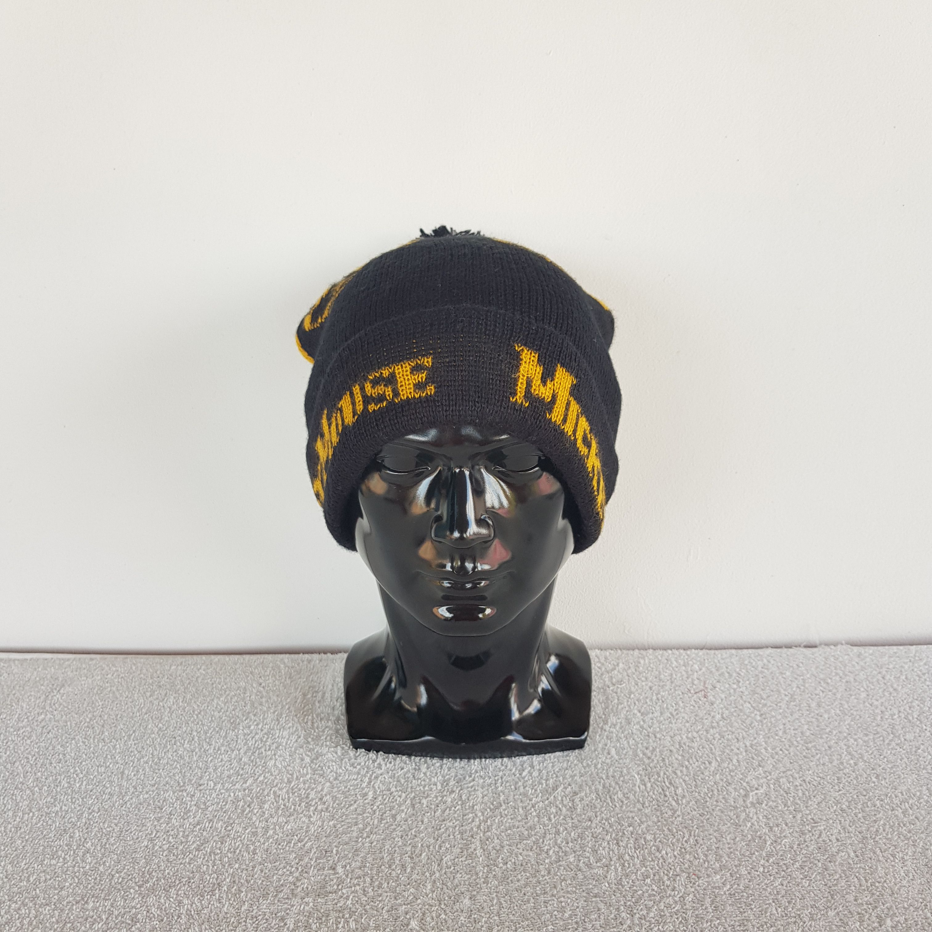 Mickey Mouse Vintage Mickey Mouse Beanie Cartoon Ski Snow Caps Hats. Size ONE SIZE - 3 Thumbnail