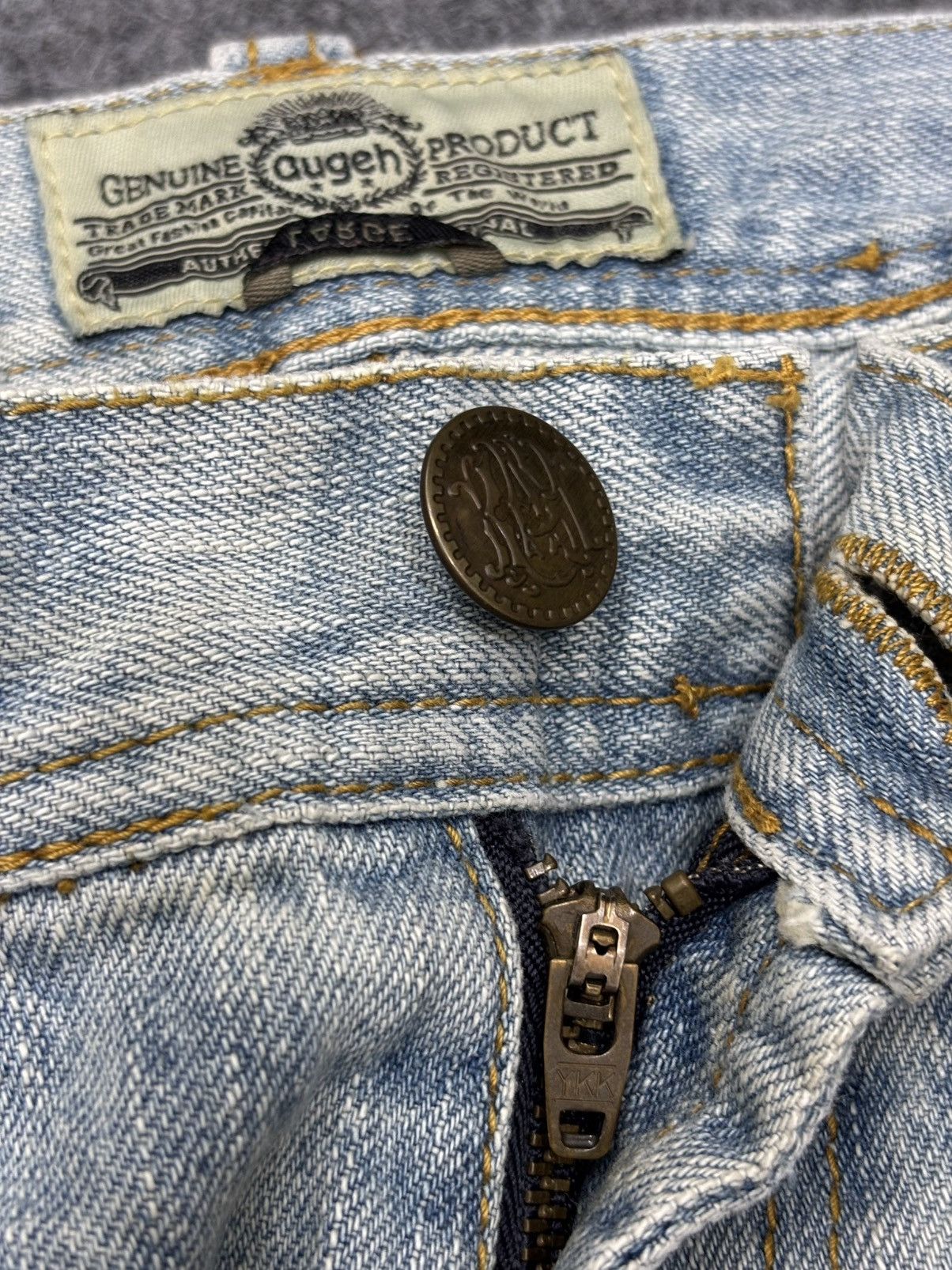 Japanese Brand 💥Insane Style Patches X Shots Distressed MPocket Denim F663 Size US 32 / EU 48 - 12 Thumbnail