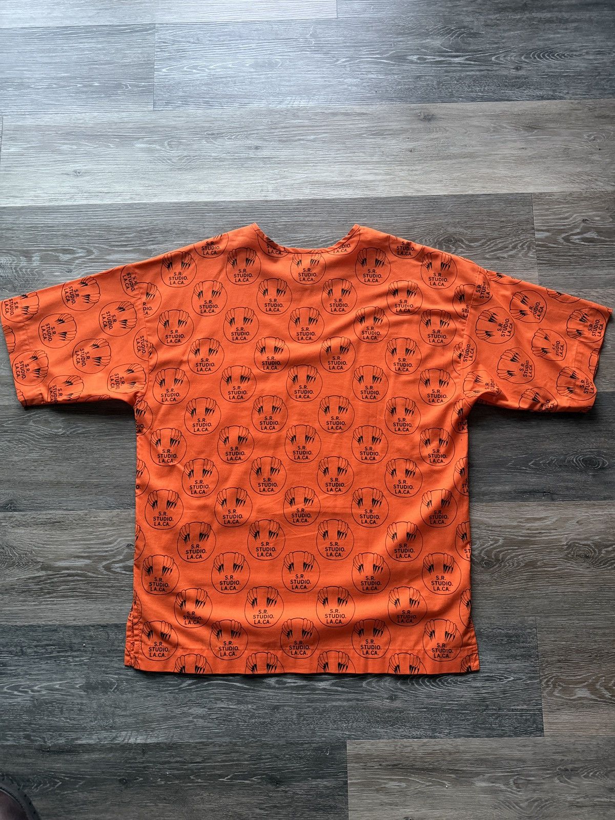Sterling Ruby Sterling Ruby “Vampire Sunrise” Scrub Shirt Size US S / EU 44-46 / 1 - 3 Thumbnail