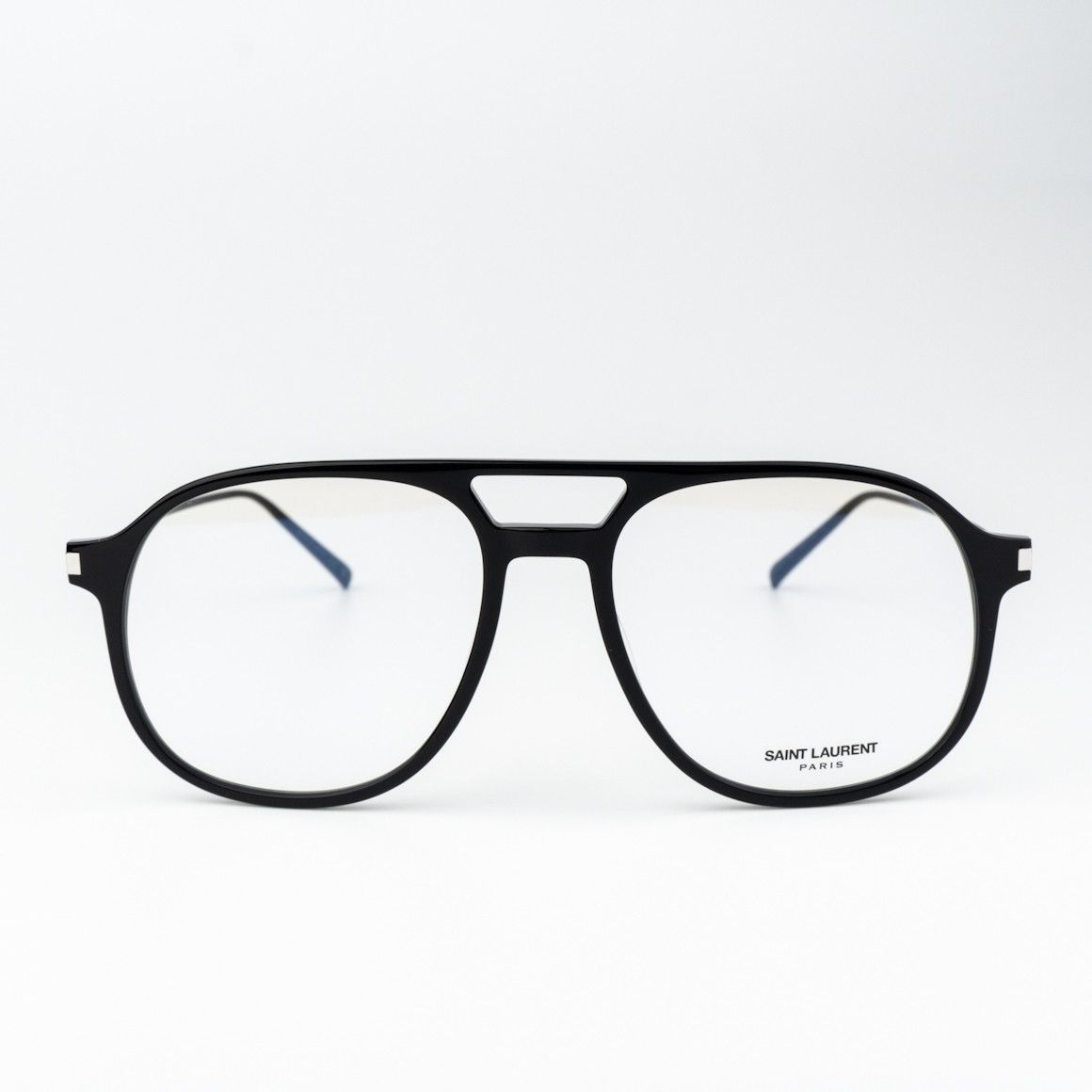 Saint Laurent Paris NEW Saint Laurent SL626 001 Black Aviator Unisex Eyeglasses Size ONE SIZE - 2 Thumbnail