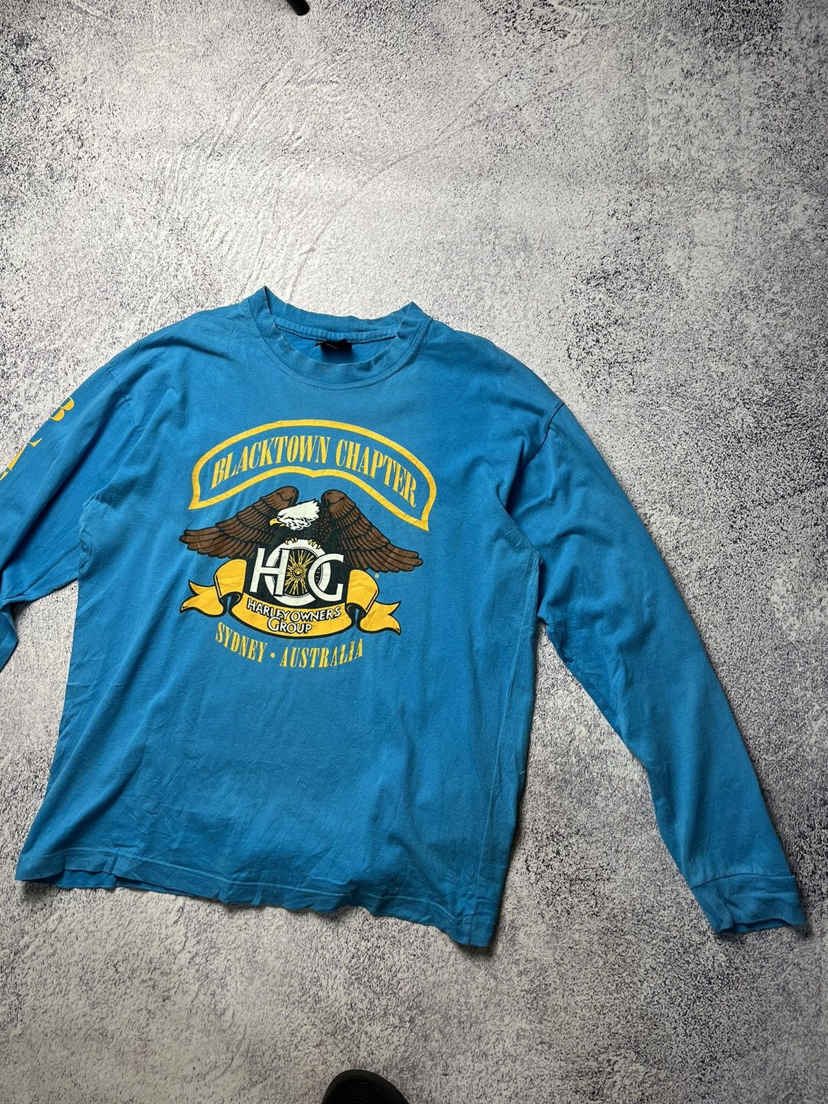 Harley Davidson × Vintage Vintage Harley Davidson Long Sleeve Blacktown 2004 Y2K Size US L / EU 52-54 / 3 - 14 Thumbnail