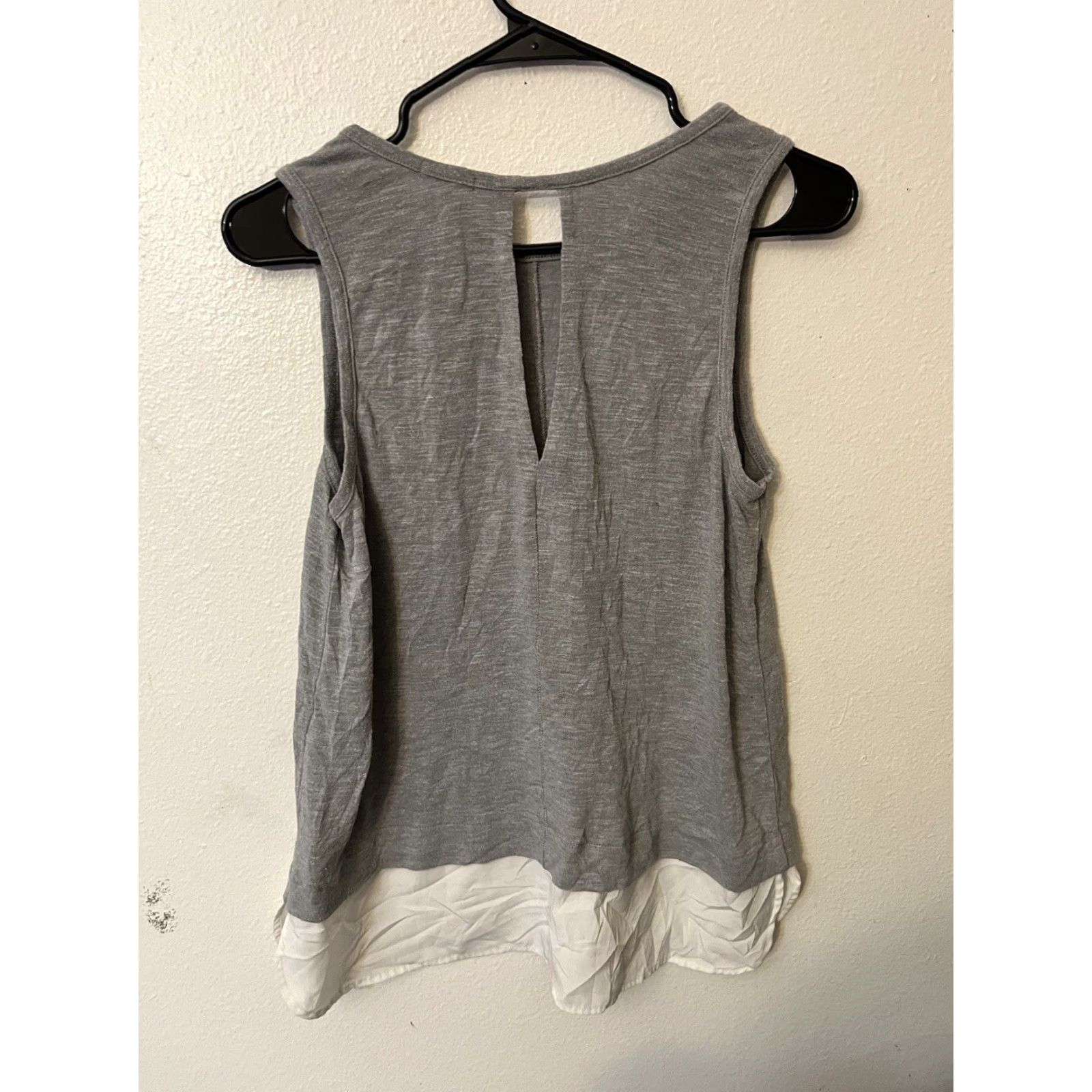 J.Crew J.Crew Tank Top Shirt Tunic Sleeveless Drapey Gray M Viscose Polyester 70/30 Casual Womens Size M / US 6-8 / IT 42-44 - 3 Thumbnail