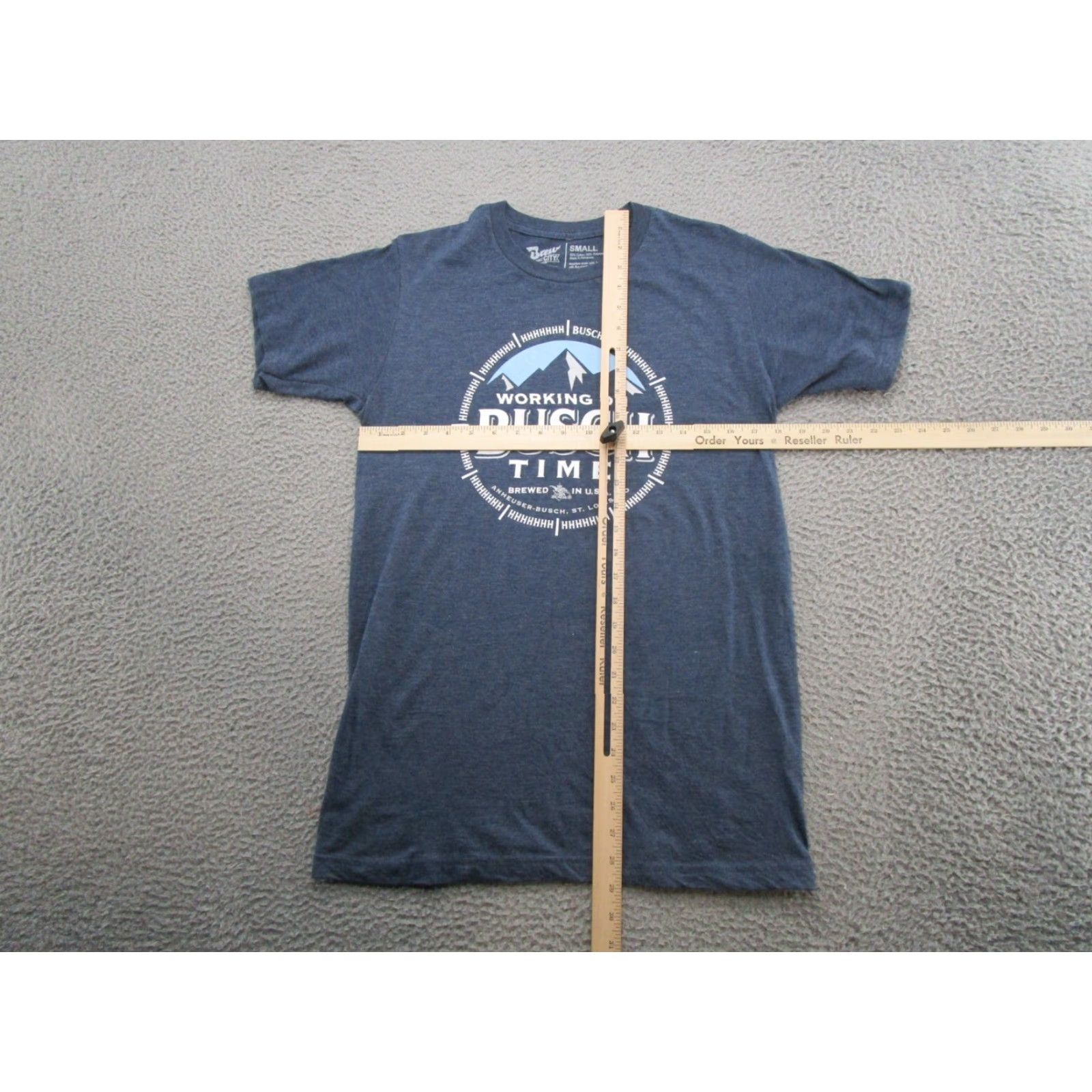 Vintage VINTAGE Working On Busch Beer Time Brew City Graphic T-Shirt Men's Size Small Size US S / EU 44-46 / 1 - 5 Thumbnail
