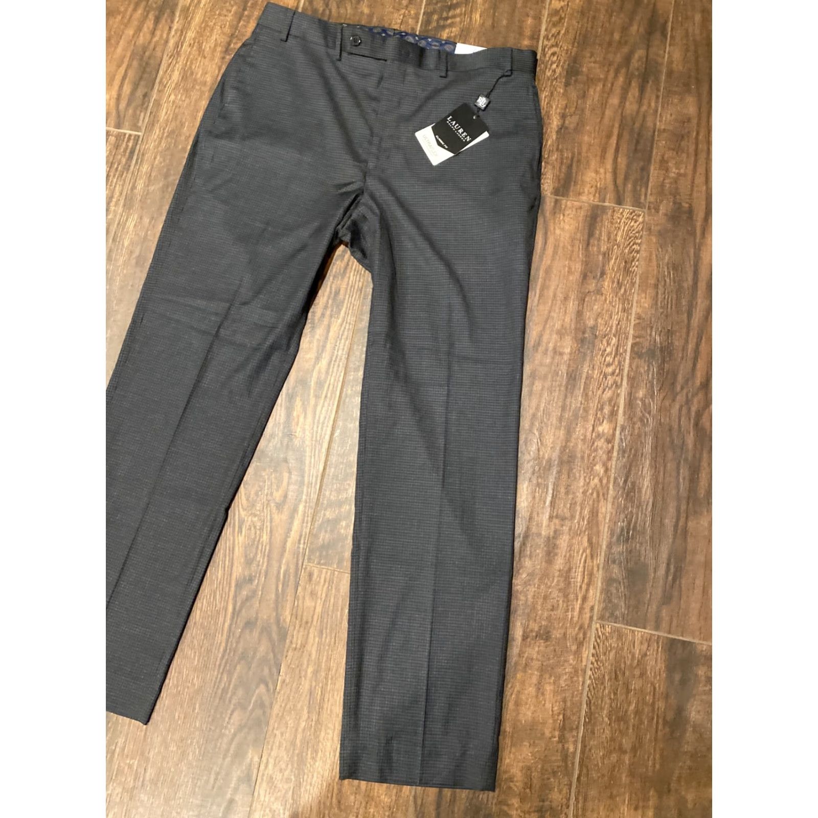 Ralph Lauren Lauren Ralph Lauren Pants Mens 36X30 Gray Black Classic Fit Ultraflex Dress Pants Mens Regular 36x30 Multicolor Size US 36 / EU 52 - 2 Thumbnail
