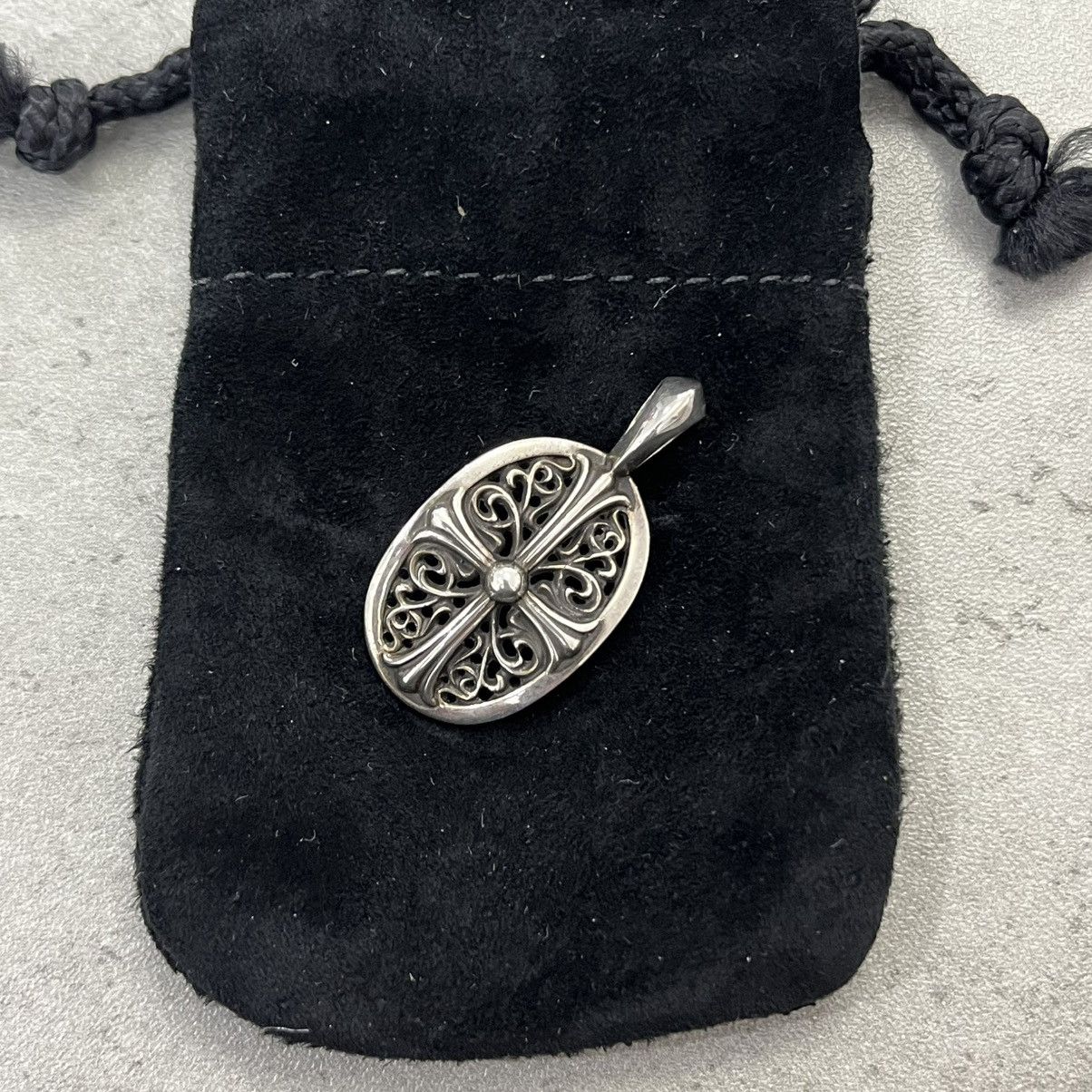 Chrome Hearts CHROME HEARTS Oval Cross Charm SILVER Size ONE SIZE - 2 Thumbnail