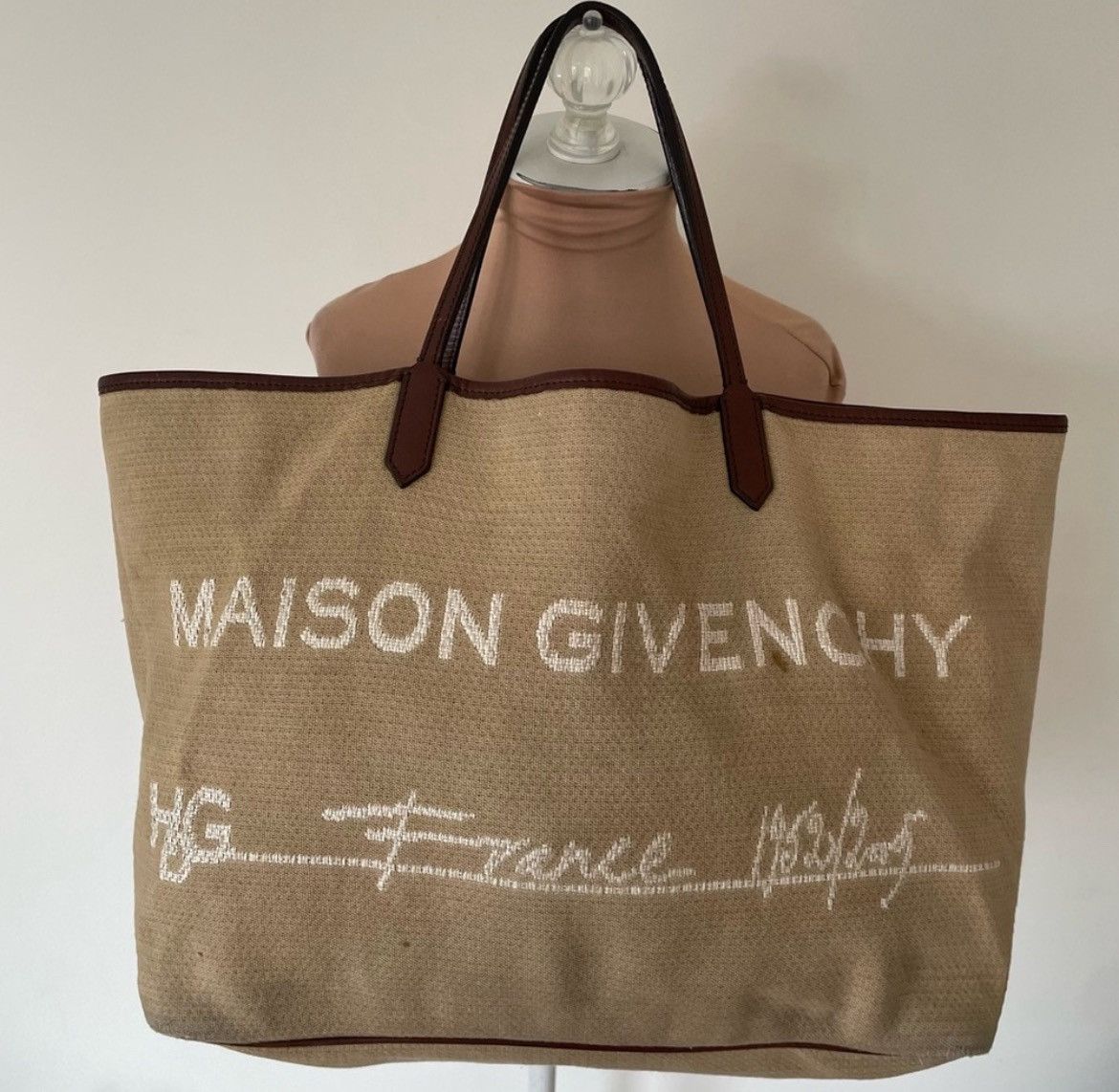 Givenchy Givenchy Antigona Maison HDG 1952/2005 Canvas Shopper Tote Size ONE SIZE - 1 Thumbnail