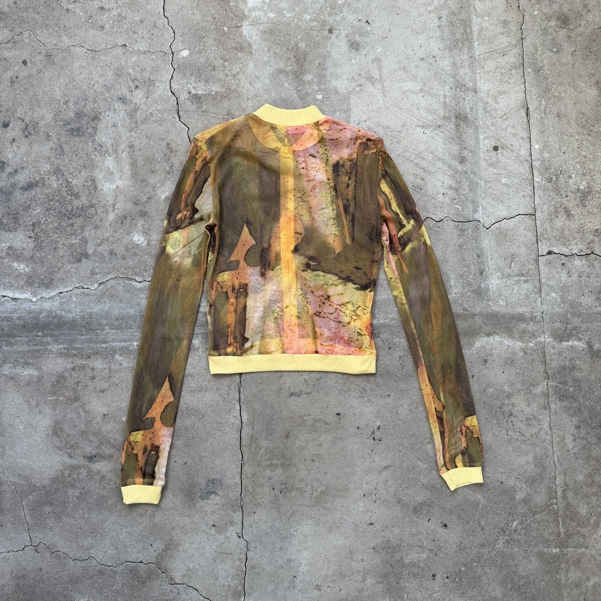Japanese Brand Helena Sorel Mesh Zip Up Jacket Size M / US 6-8 / IT 42-44 - 2 Thumbnail
