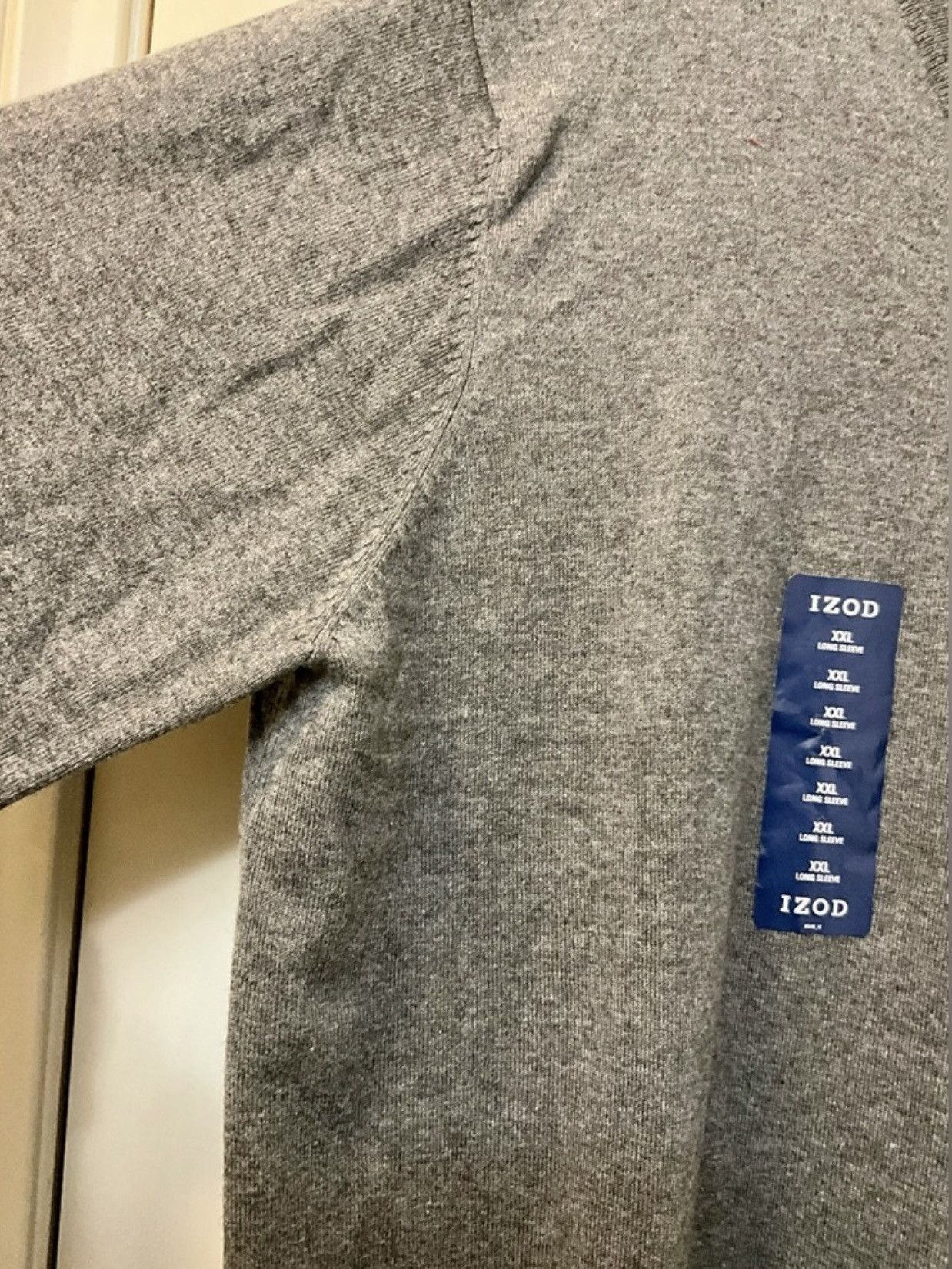 Izod NWT IZOD Men's Gray V-Neck Sweater XXL Size US XXL / EU 58 / 5 - 2 Thumbnail