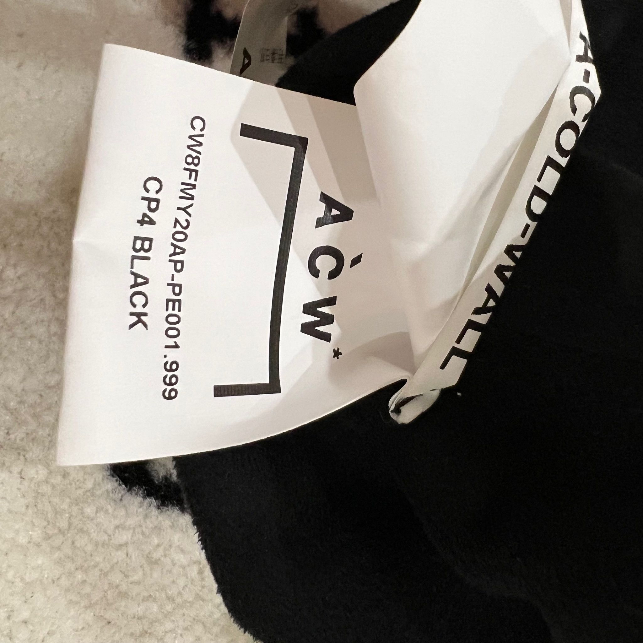 A-COLD-WALL* A-COLD-WALL* EMBROIDERED LOGO Back Label Tag SUEDE CAP Size ONE SIZE - 3 Thumbnail