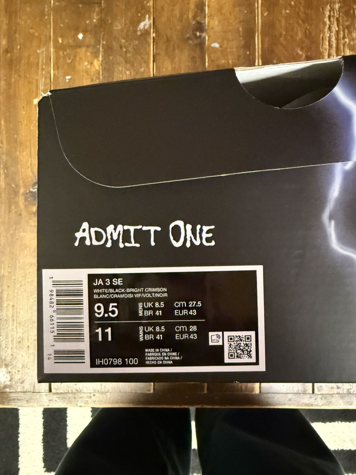 Nike JA 3 SE “Snowed In” Size US 9.5 / EU 42-43 - 9 Thumbnail