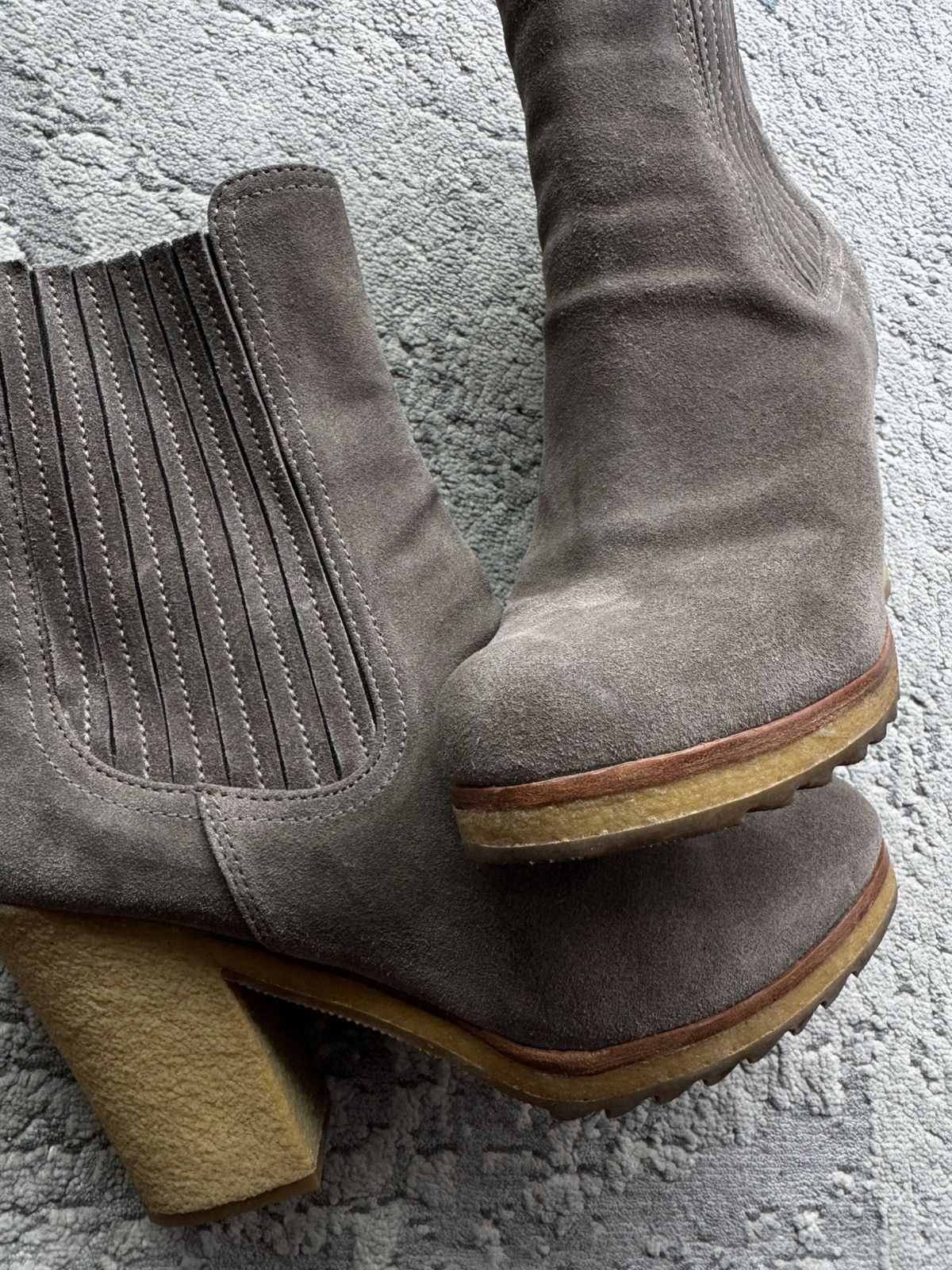 Prada Authentic Prada Suede Ankle Boots Size 39 Made in italy Size US 9 / IT 39 - 8 Thumbnail