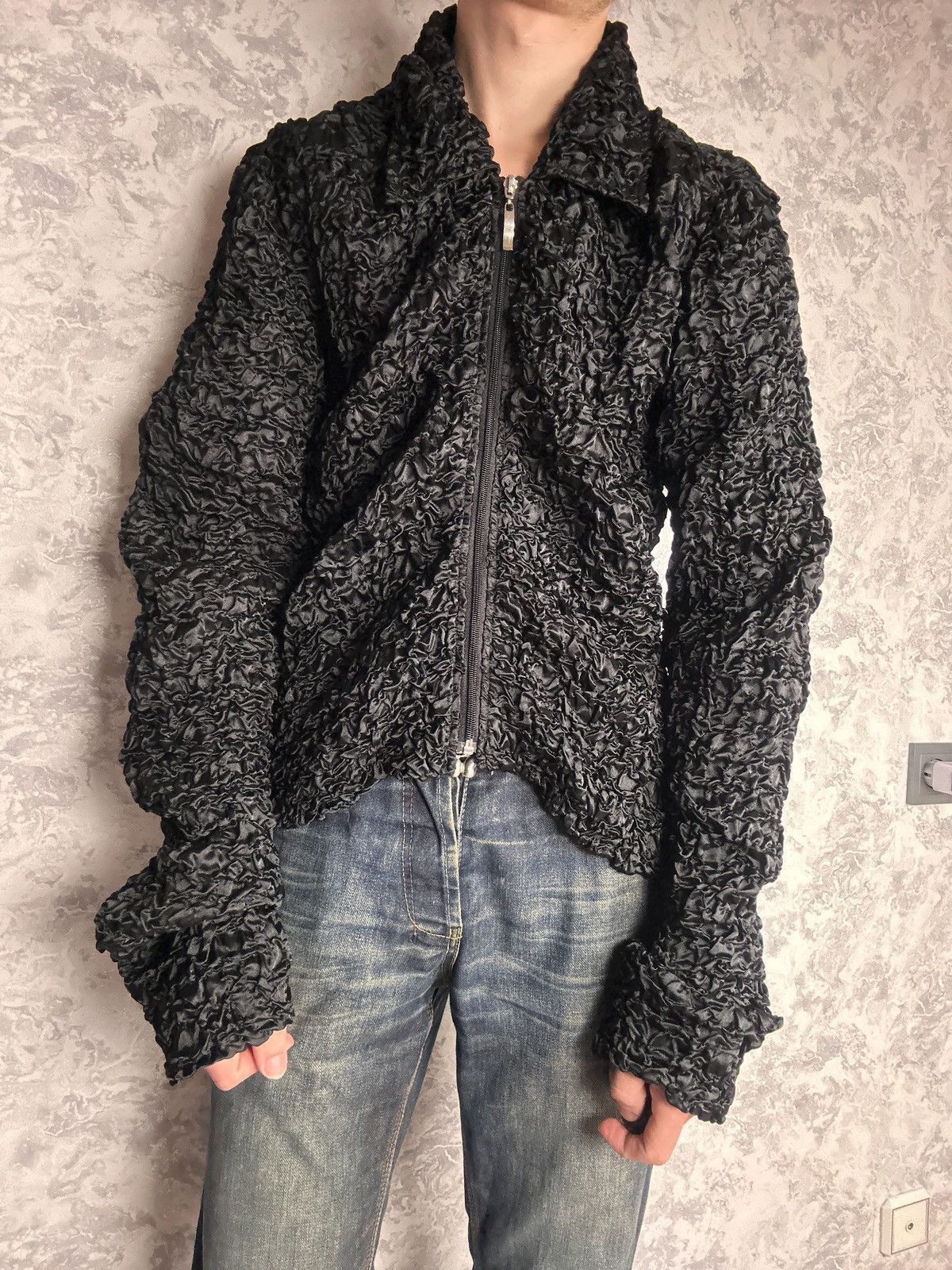 Vintage Y2K LGB IfSixWasNine Style Opium Black Zip Jacket