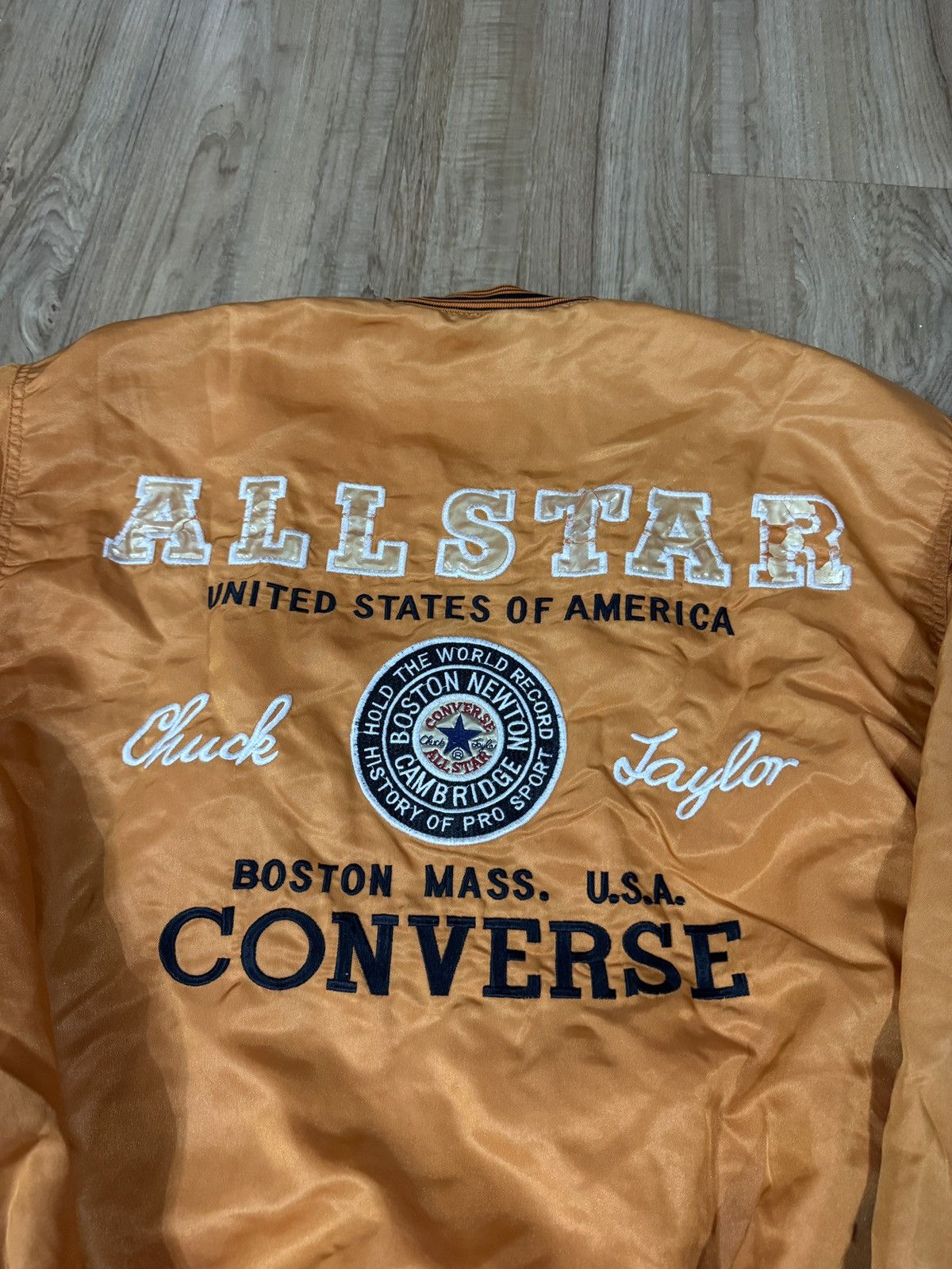 Converse × Vintage Vintage Converse bomber jacket Size US L / EU 52-54 / 3 - 6 Thumbnail