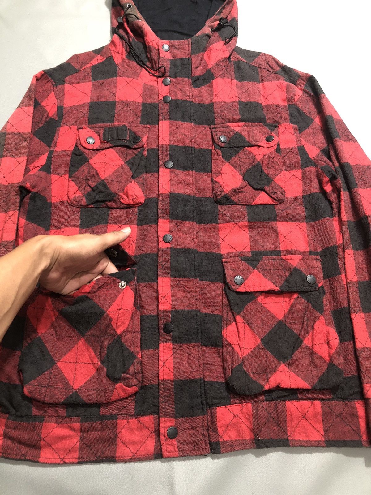 If Six Was Nine × Japanese Brand × KMRii Japanese Double Pocket Hoodie Ifsixwasnine LGB Style Size US L / EU 52-54 / 3 - 7 Thumbnail