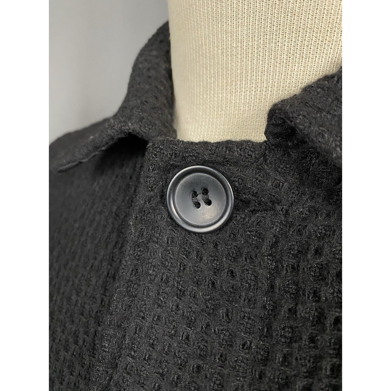 Folk MINT! Folk Chore Jacket Mens Black Wool Blend Thomas Worker Size US S / EU 44-46 / 1 - 8 Thumbnail