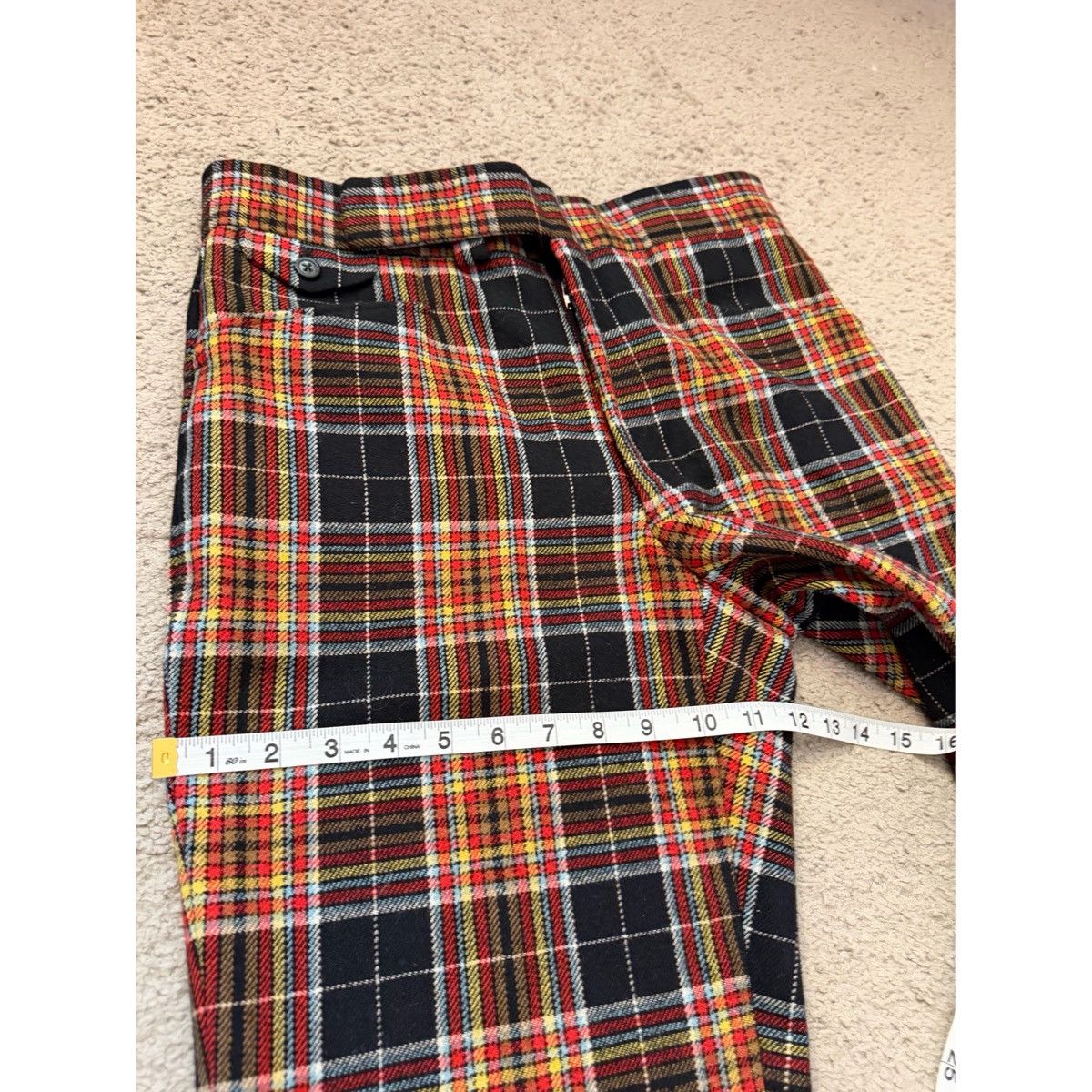 Vintage VINTAGE PLAID FLARE PANTS Size US 32 / EU 48 - 15 Thumbnail