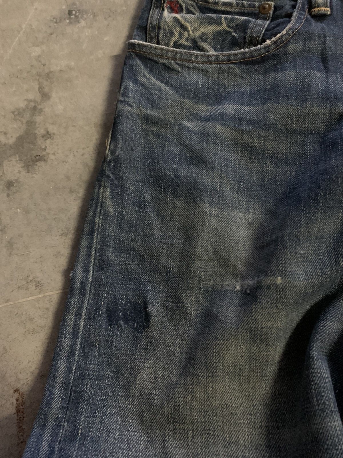 Polo Ralph Lauren × Vintage polo ralph lauren varick slim straight patchwork style jeans Size US 39 - 12 Thumbnail