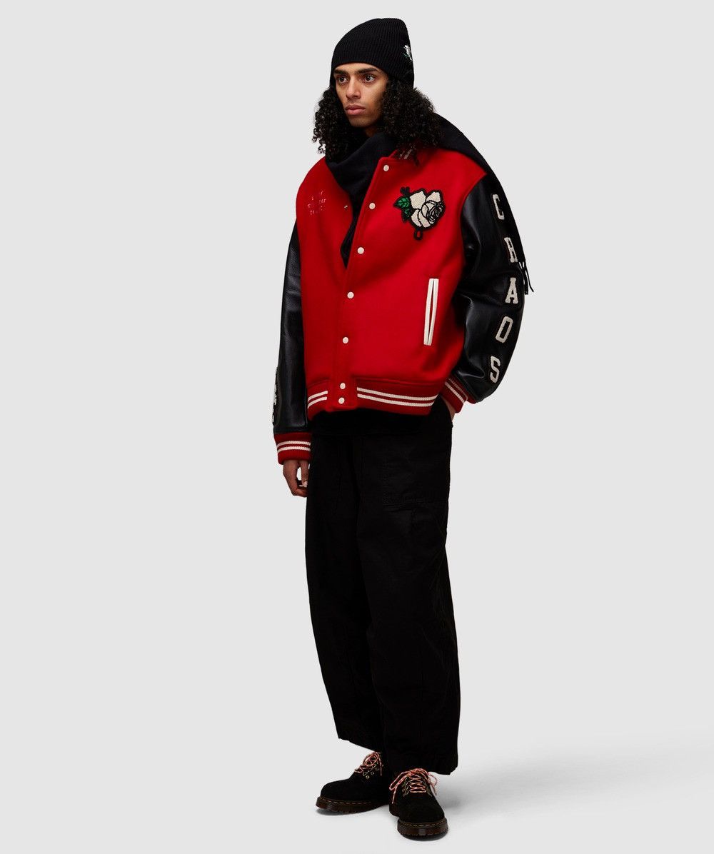 Undercover x K. Tolnoe “Wolf Pet” Rose Varsity Jacket Size US XL / EU 56 / 4 - 3 Thumbnail