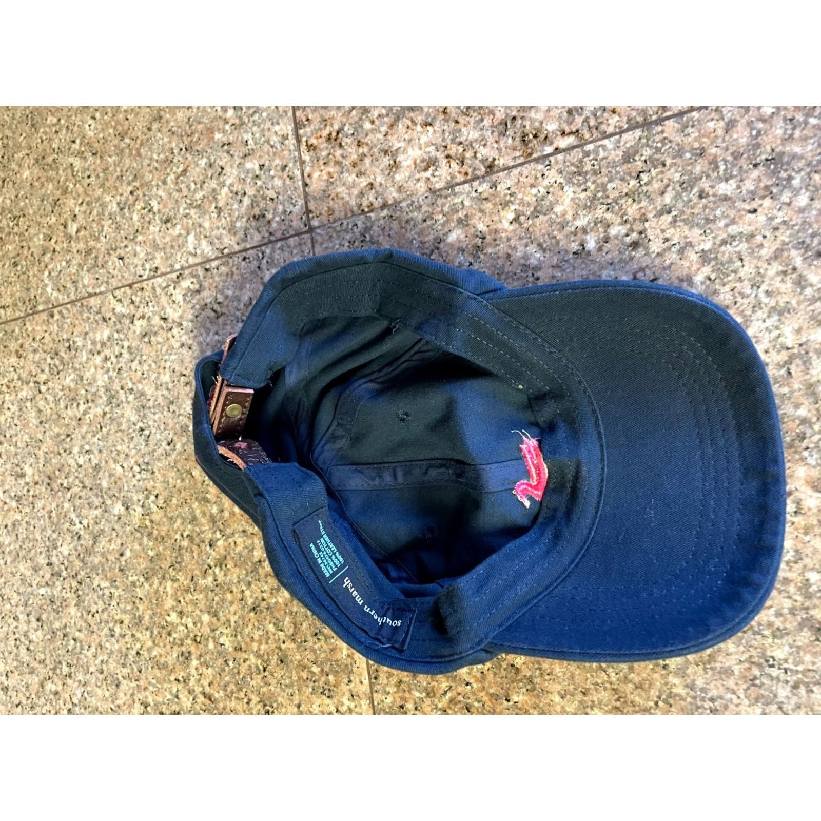 Vintage Southern Marsh Signature Duck Logo Baseball Cap Hat Adjustable Navy Blue Mens Cap Size ONE SIZE - 6 Thumbnail